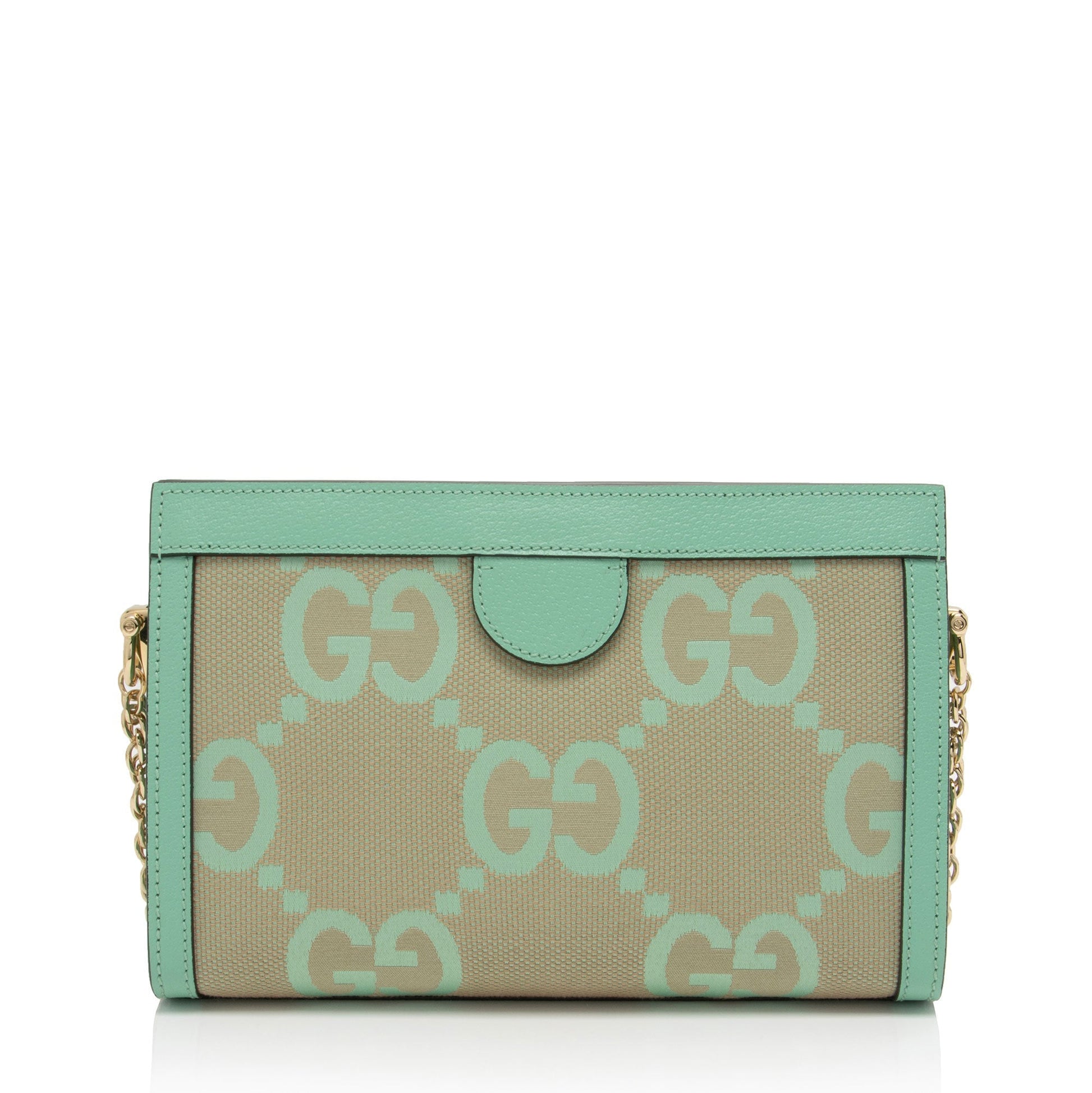 Gucci Jumbo GG Canvas Ophidia Medium Chain Shoulder Bag