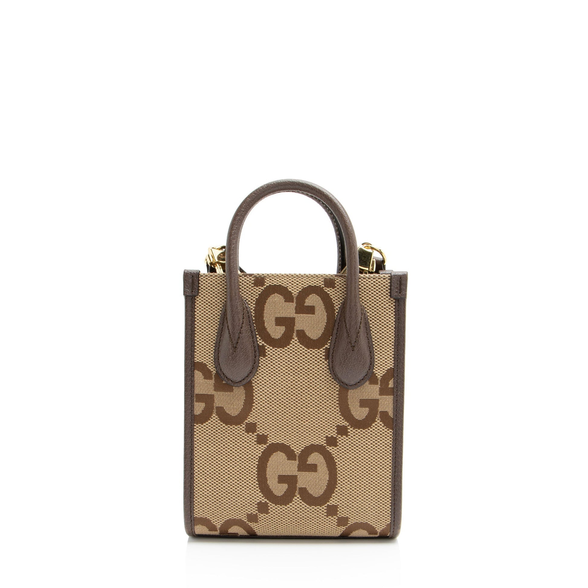 Gucci Nylon Leather Mini Tote