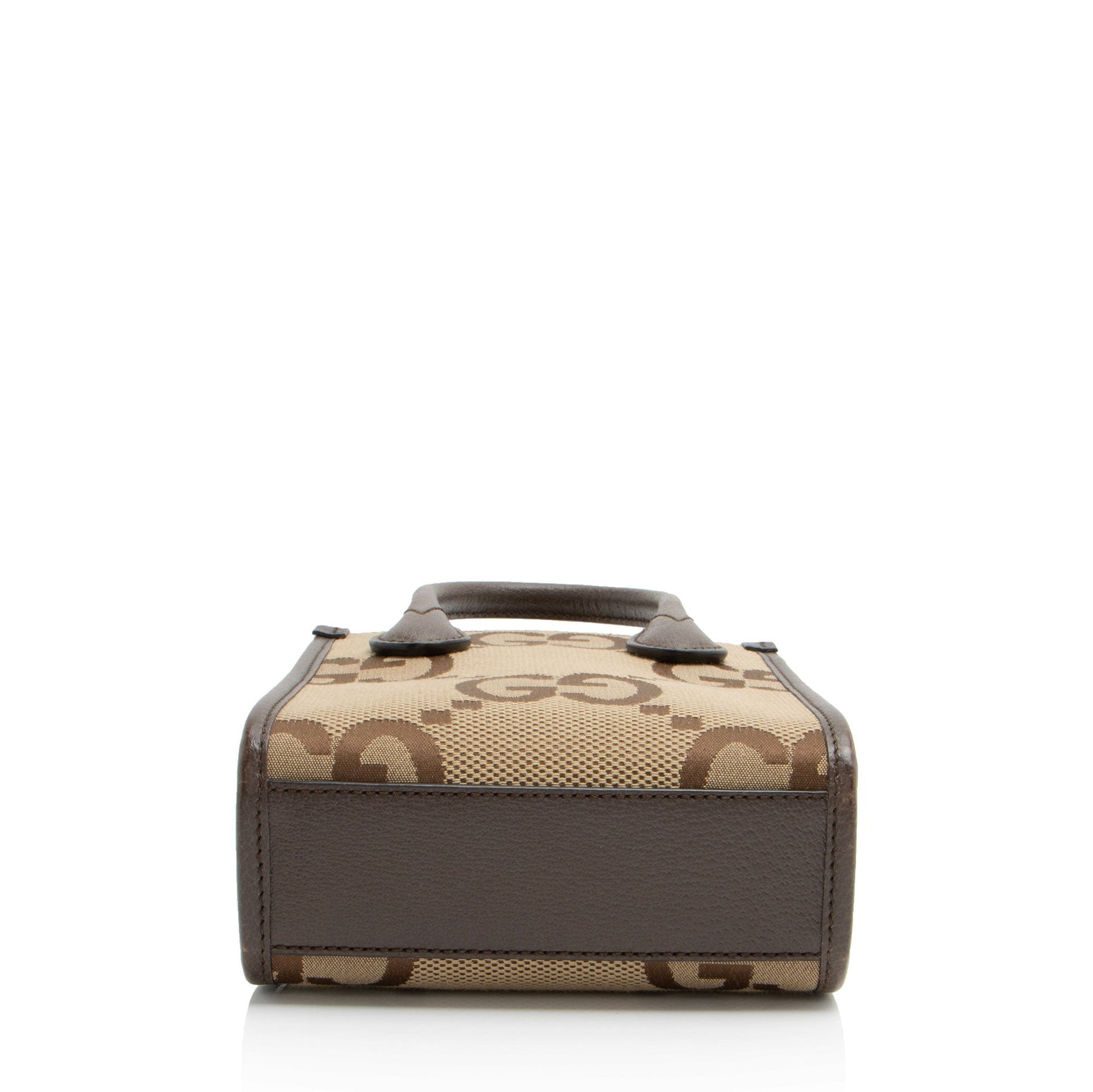 Gucci Nylon Leather Mini Tote
