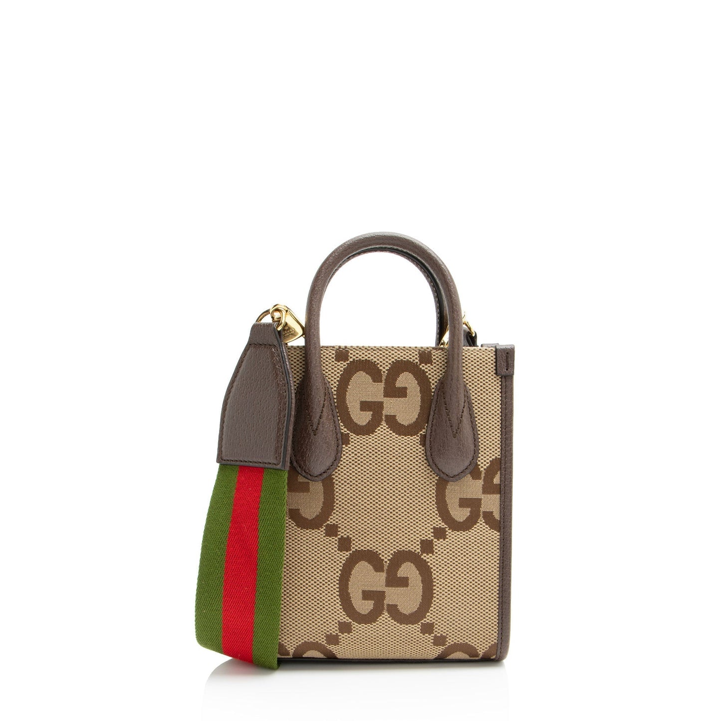 Gucci Nylon Leather Mini Tote