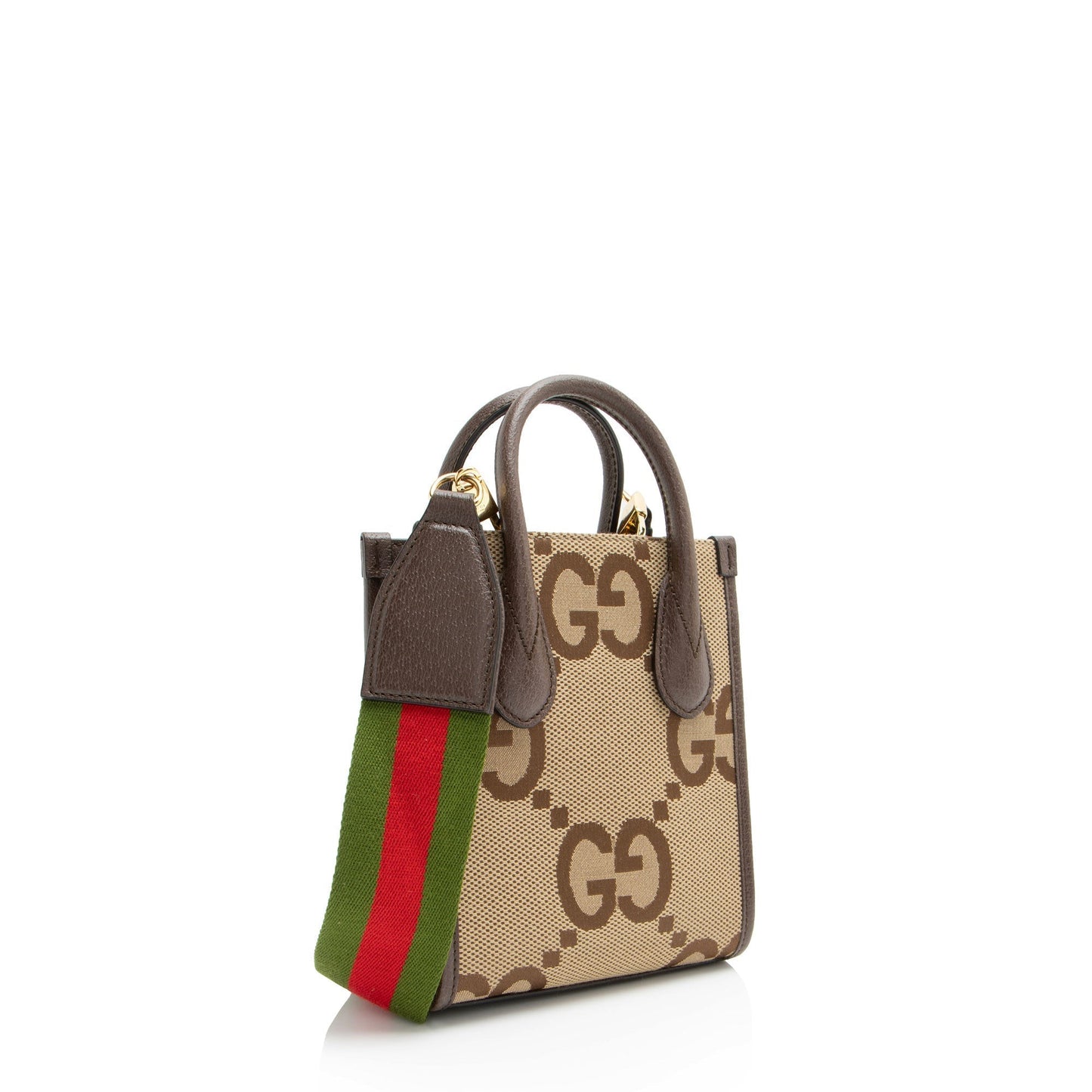 Gucci Nylon Leather Mini Tote