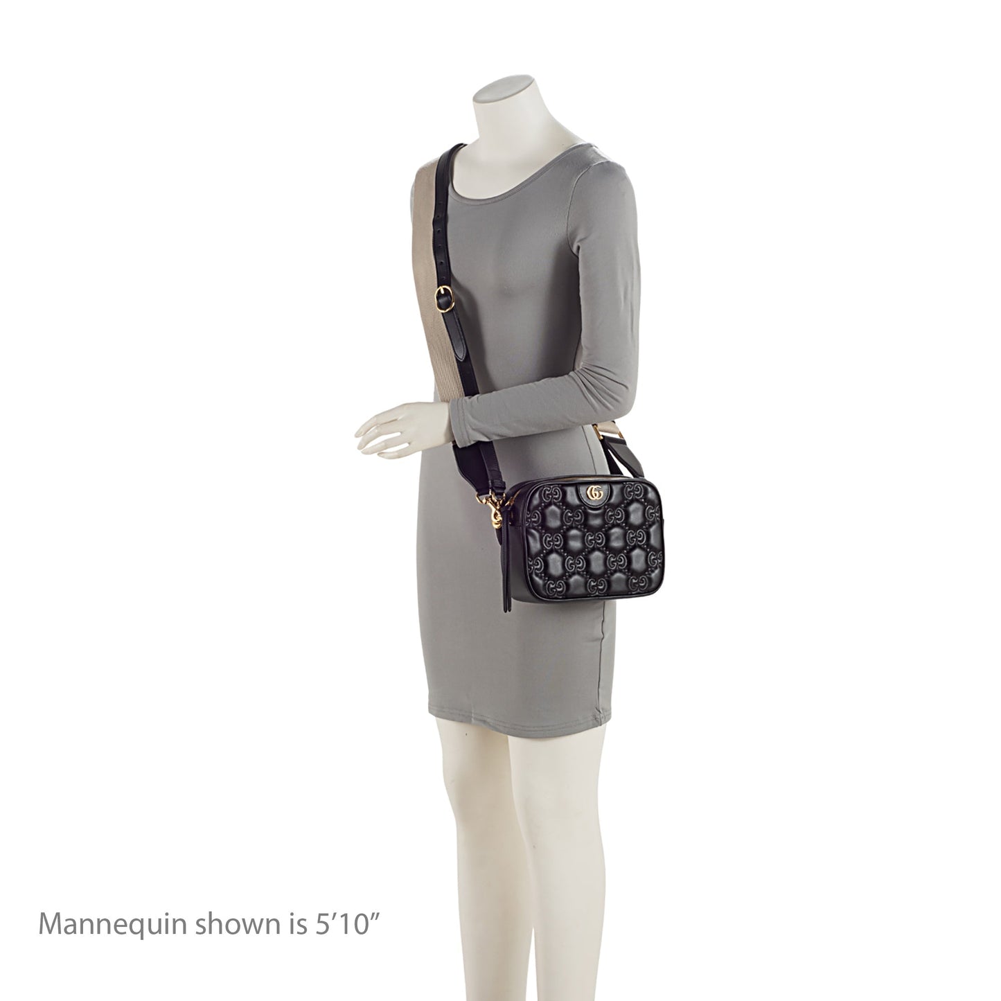 Gucci Jumbo GG Matelasse Leather Small Shoulder Bag