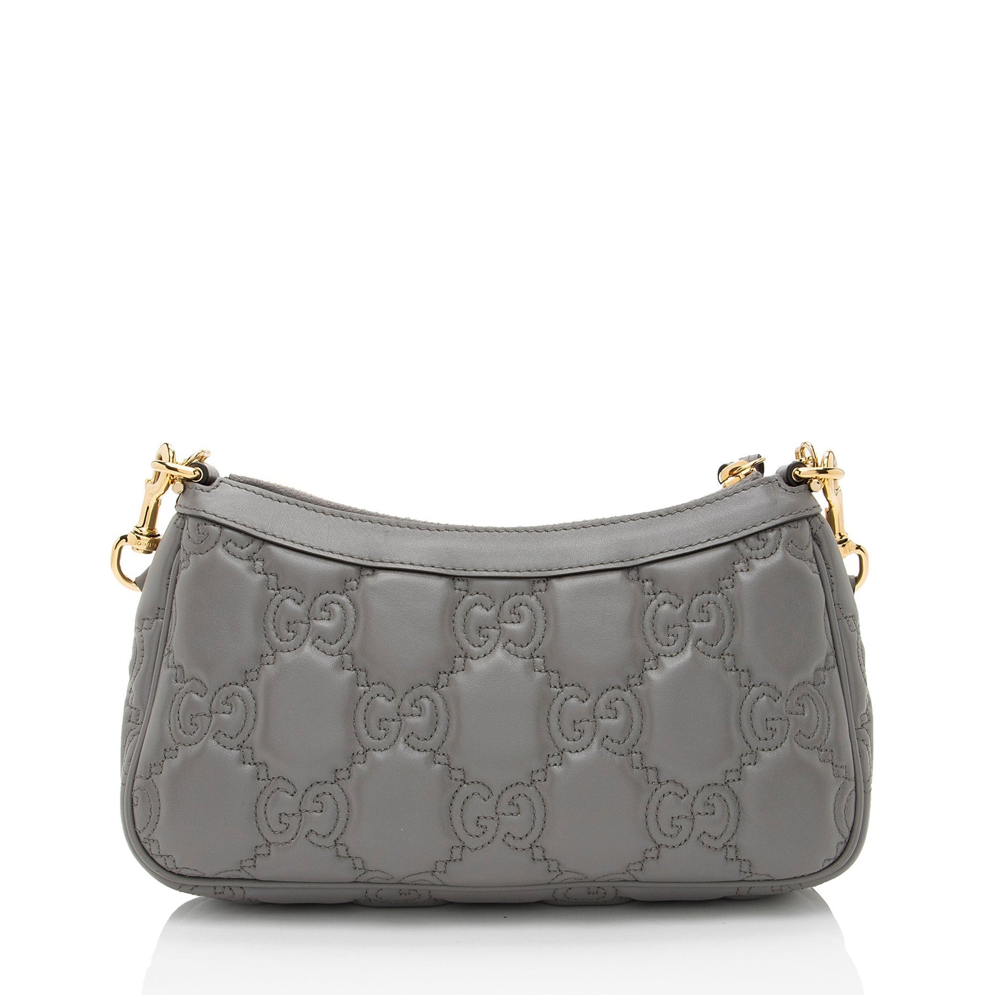 Gucci Nylon Chain Leather Crossbody
