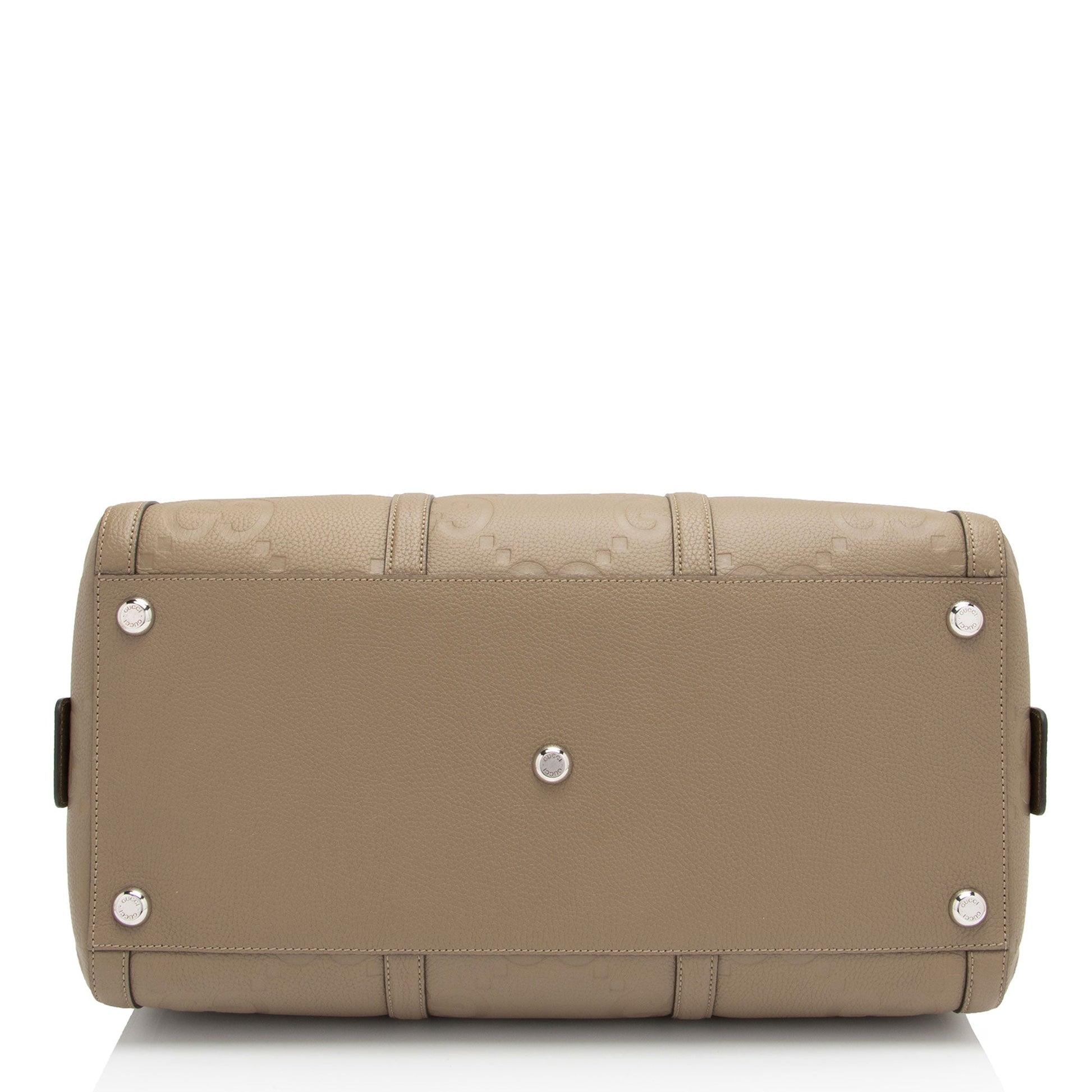 Gucci Nylon Leather Canvas Shoulder Bag