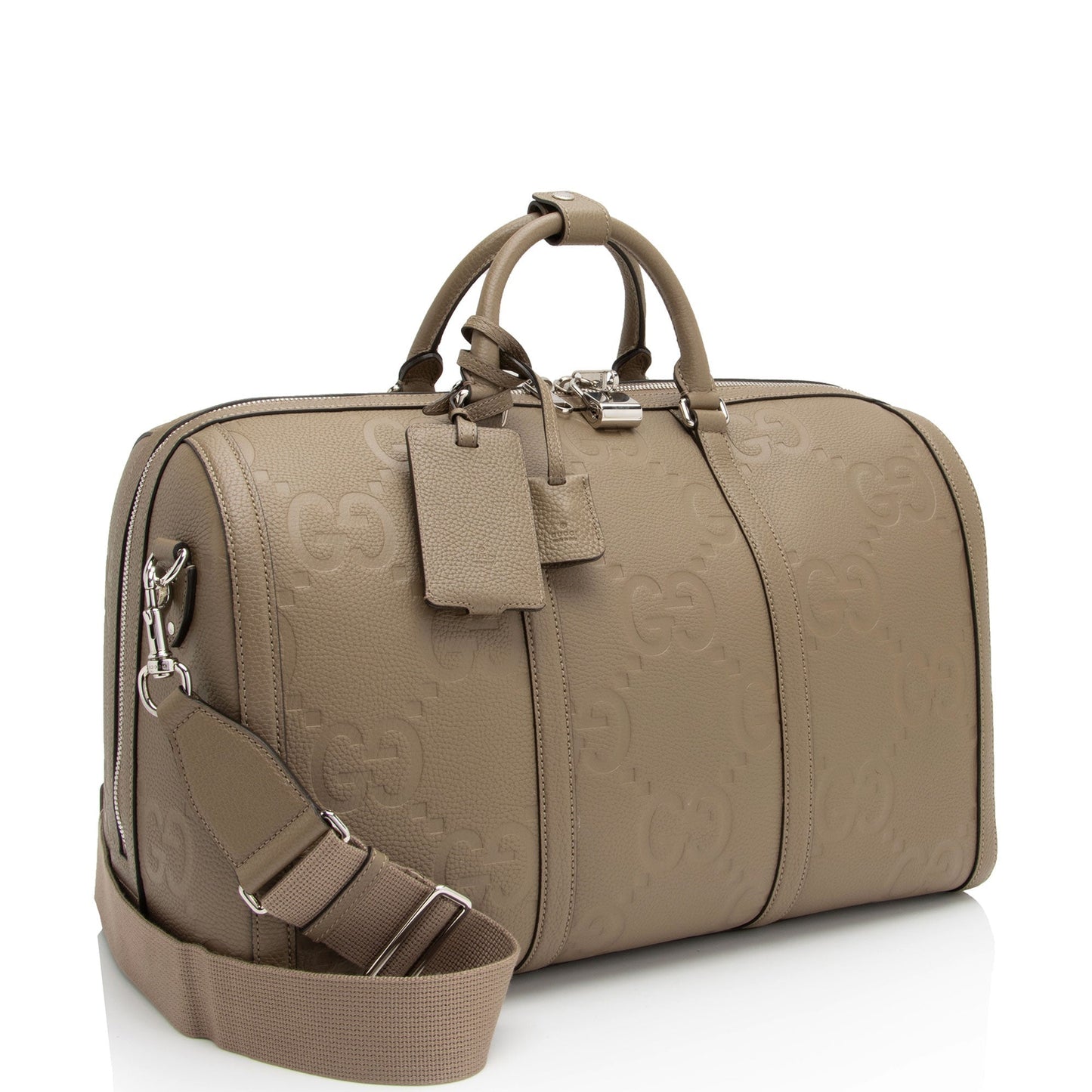 Gucci Nylon Leather Canvas Shoulder Bag