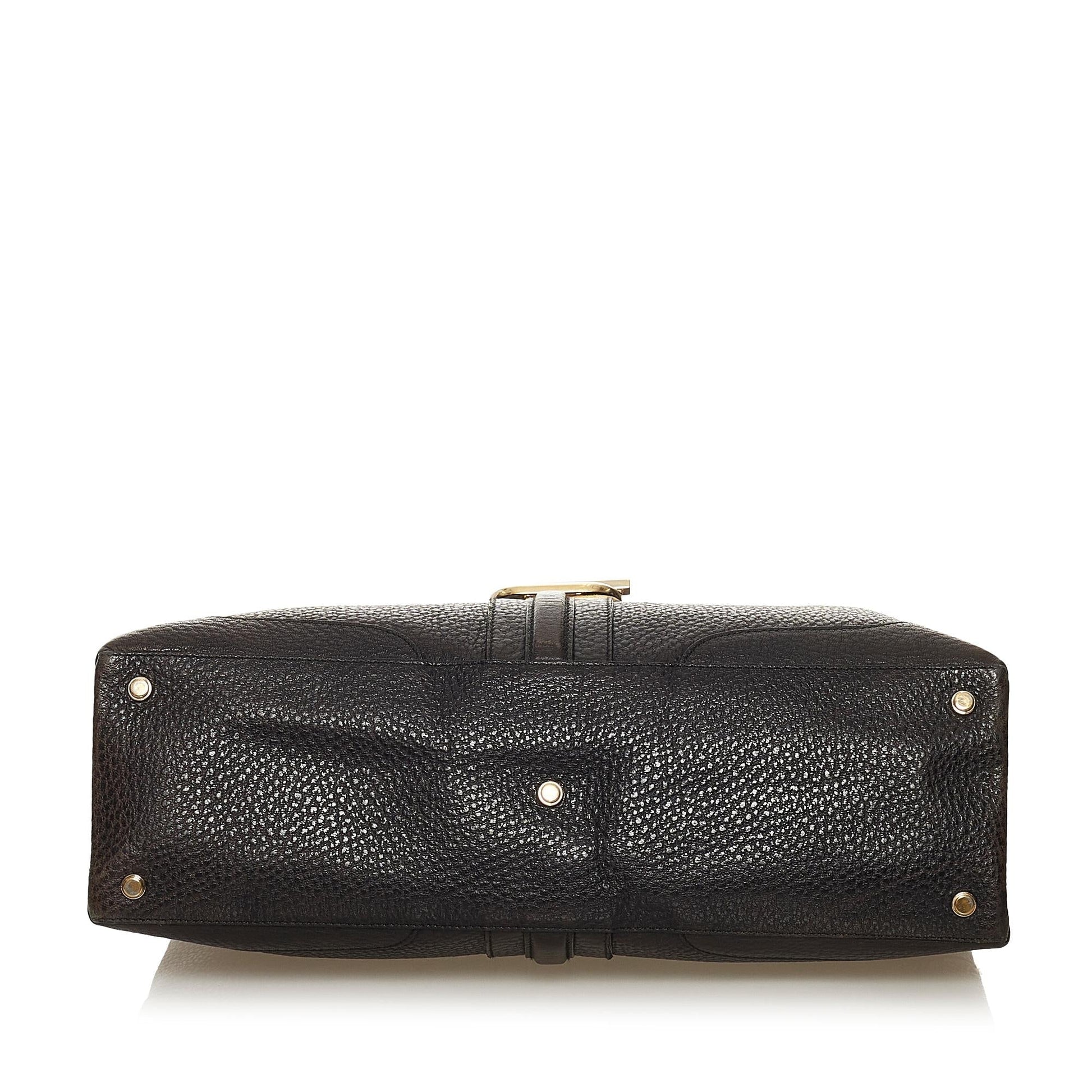 Gucci Junco Leather Handbag (SHG-34266)