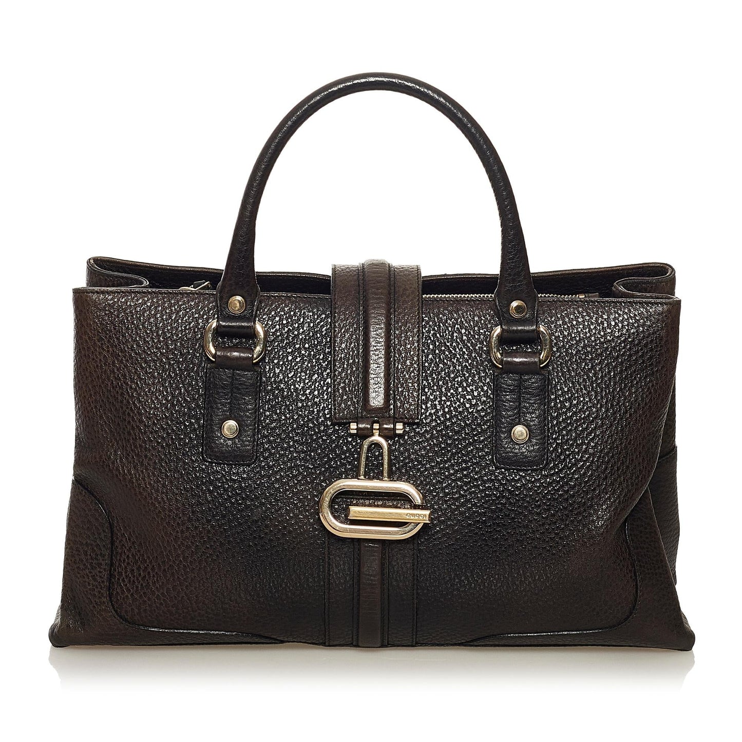 Gucci Junco Leather Handbag (SHG-34266)