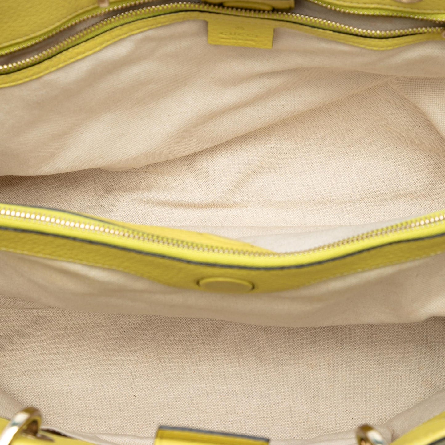 Gucci Large Calfskin Bamboo Shopper Satchel