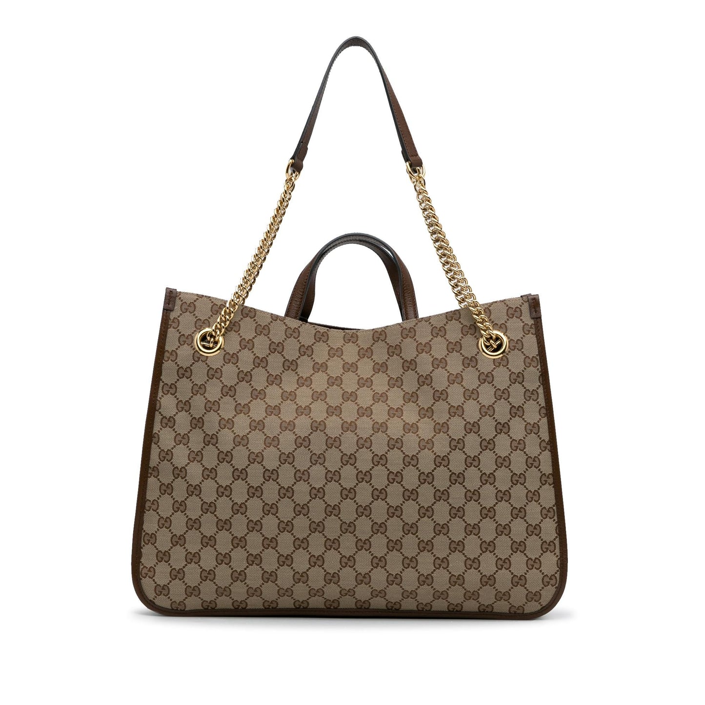 Gucci Chain Canvas Tote