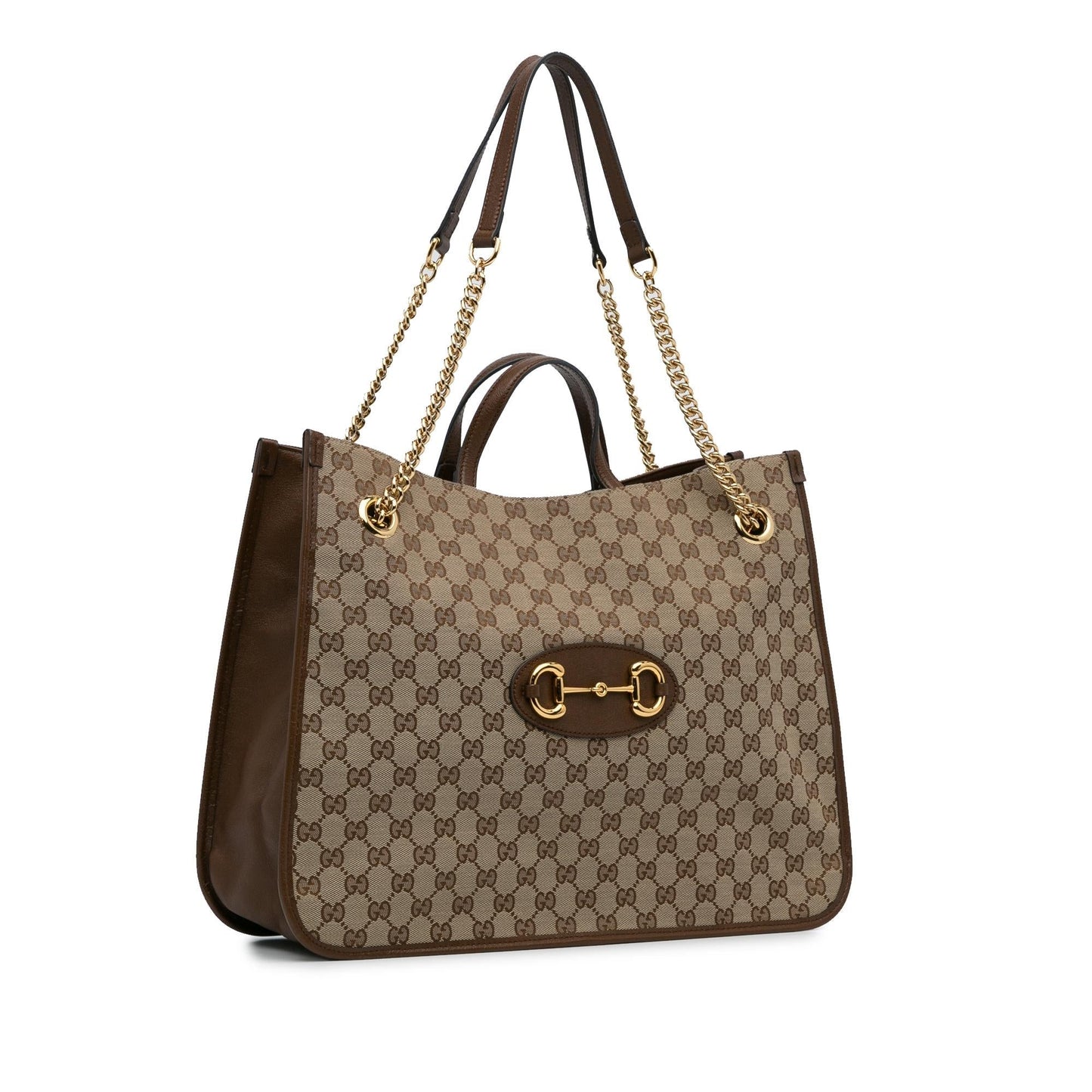 Gucci Chain Canvas Tote