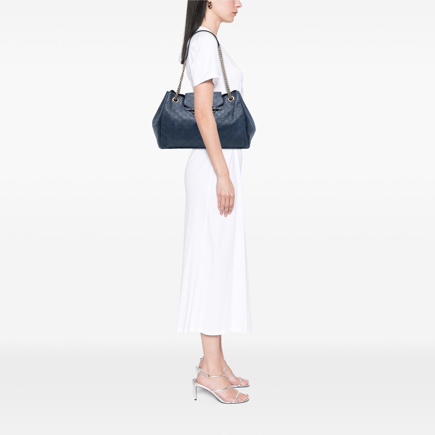 Gucci Large Guccissima Emily Chain Shoulder Bag