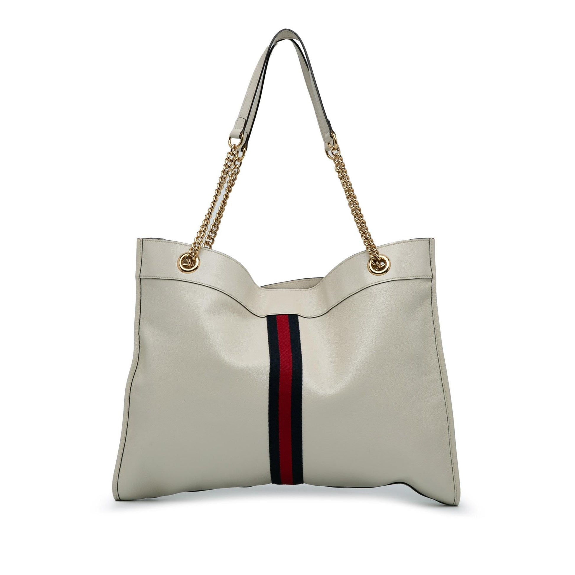 Gucci Large Web Leather Rajah Tote (SHG-dbxSwX)