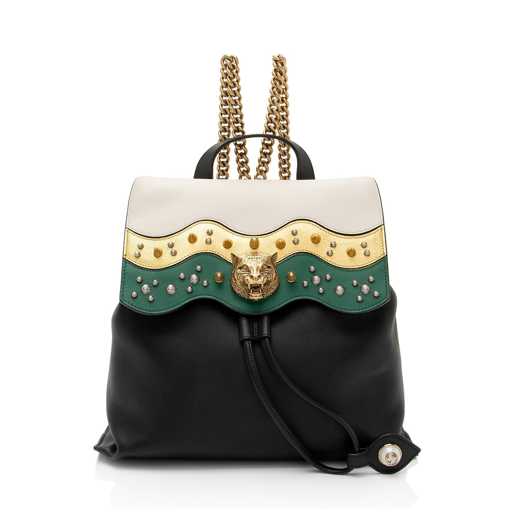 Gucci Chain Leather Shoulder Bag