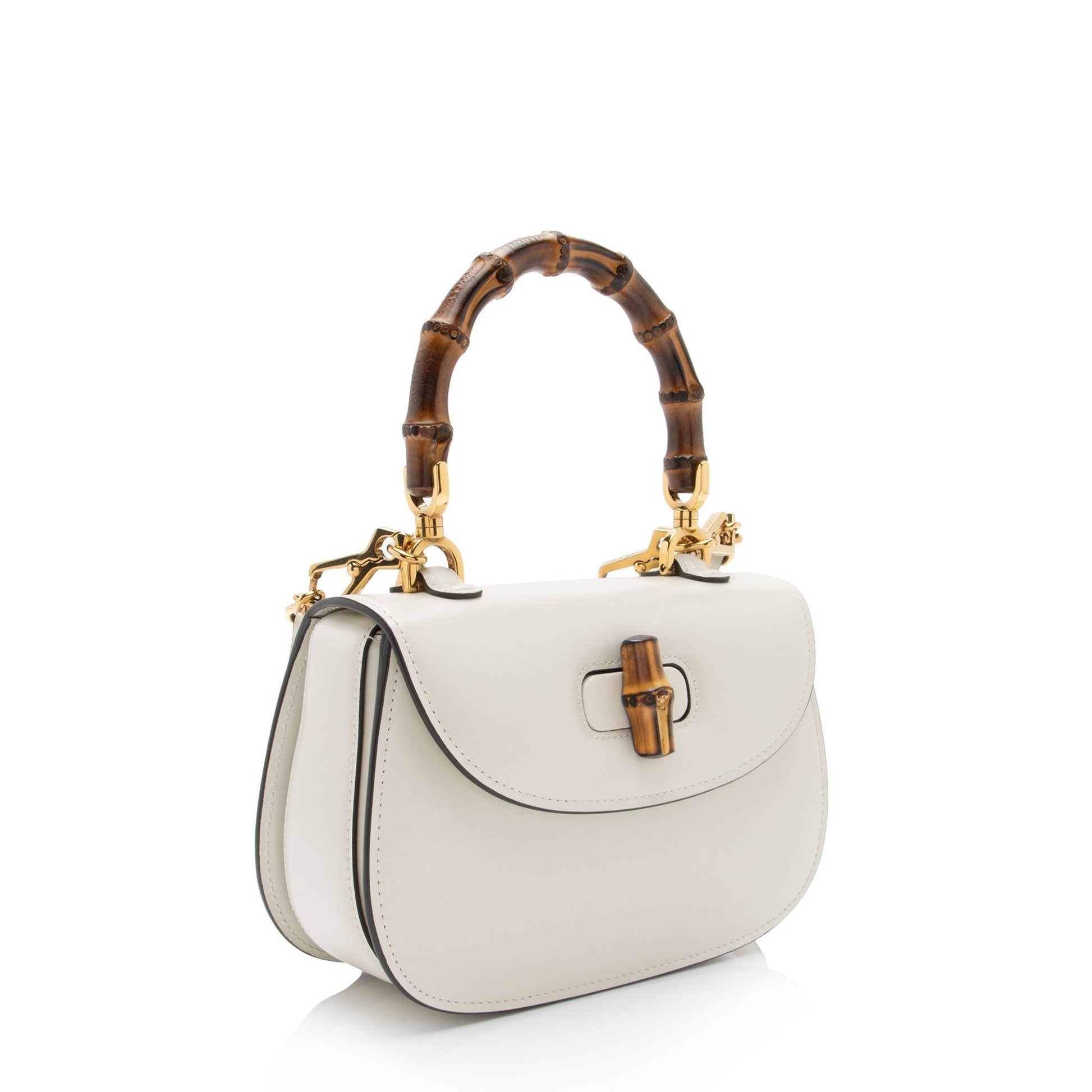 Gucci Nylon Leather Canvas Shoulder Bag