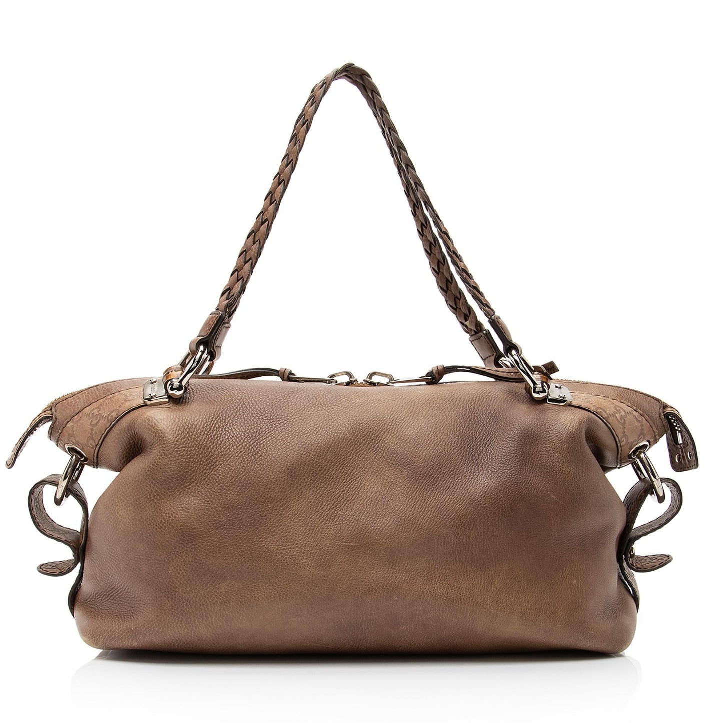 Gucci Leather Bamboo Bar Large Tote (SHF-23016)