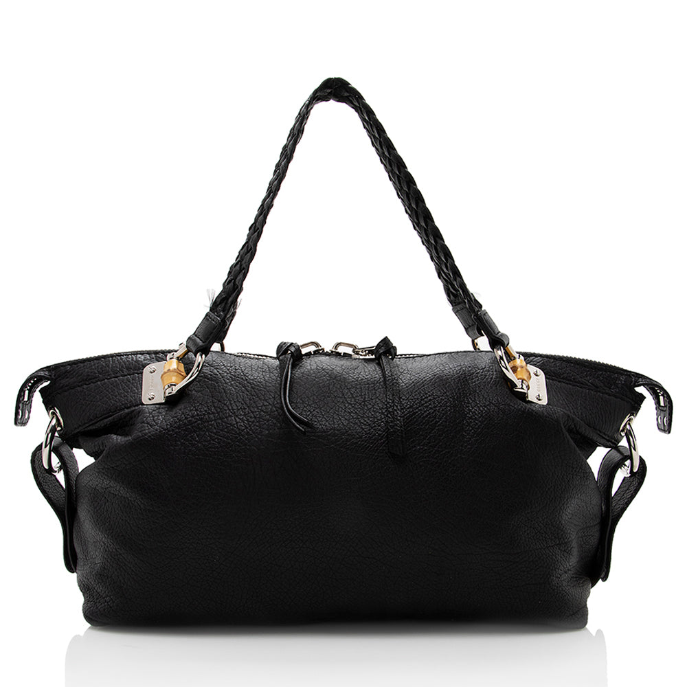Gucci Bamboo Leather Tote Style 22