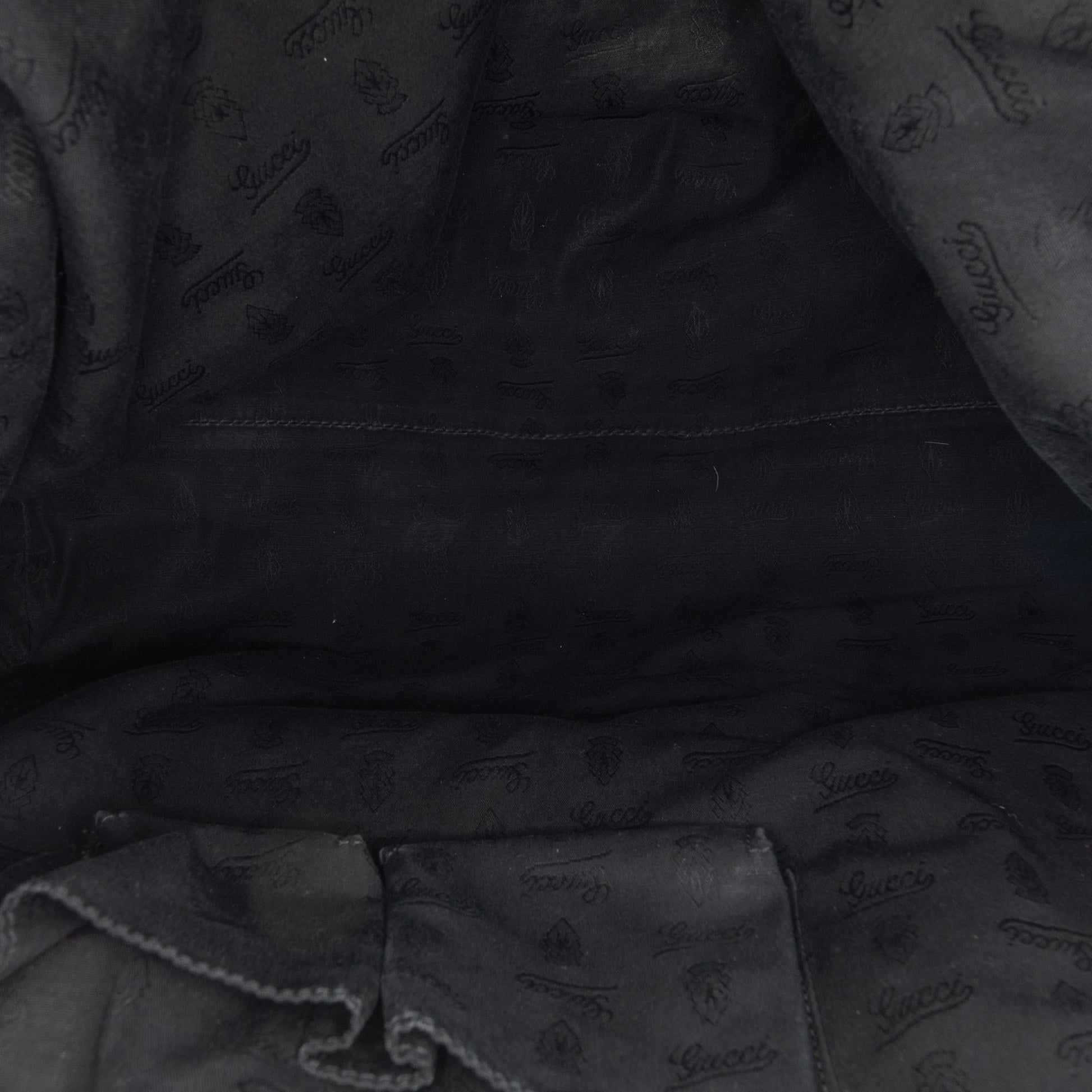 Gucci Leather Bamboo Bar Tote (SHG-JuxF7a)