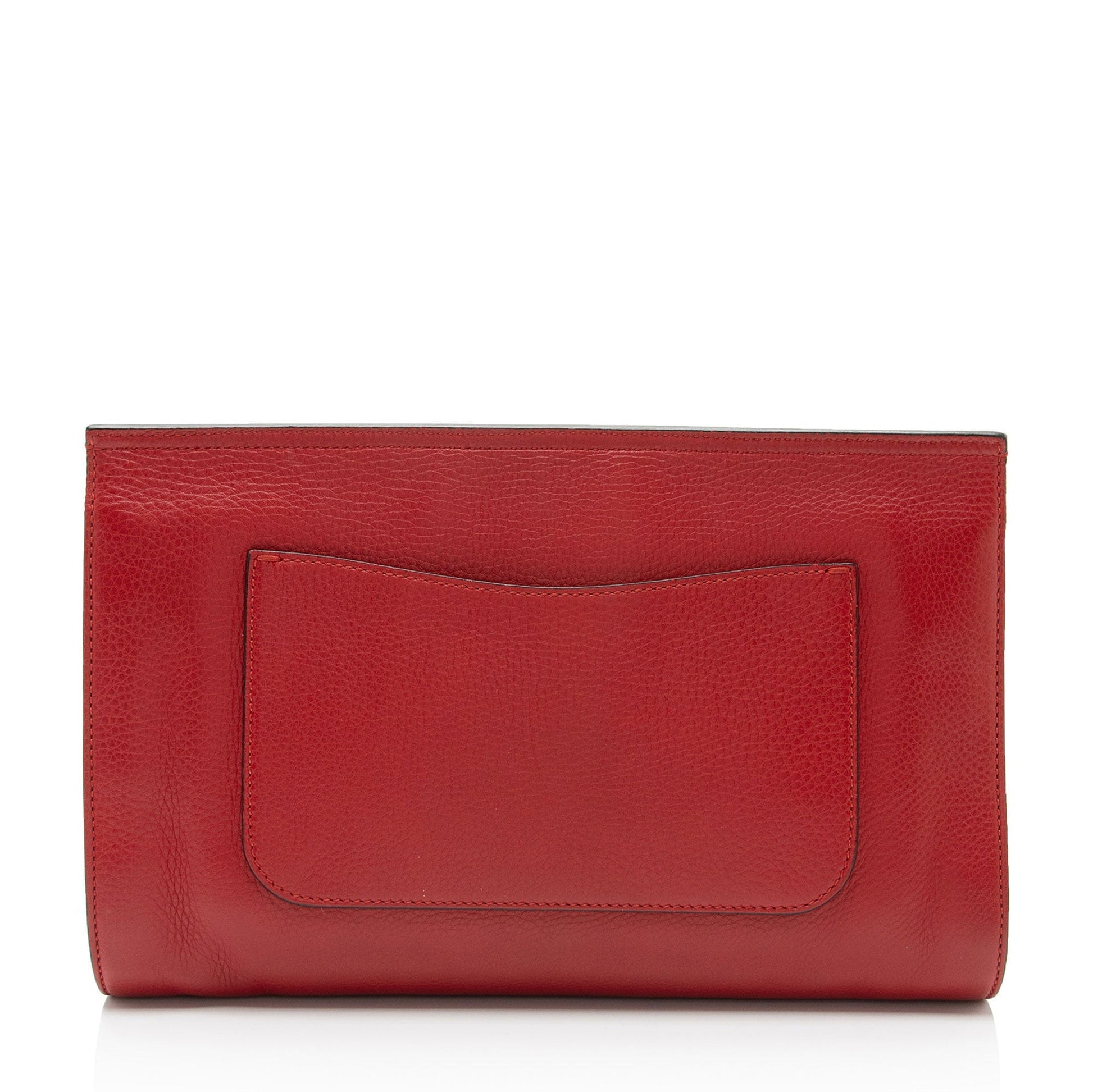 Gucci Leather Canvas Clutch