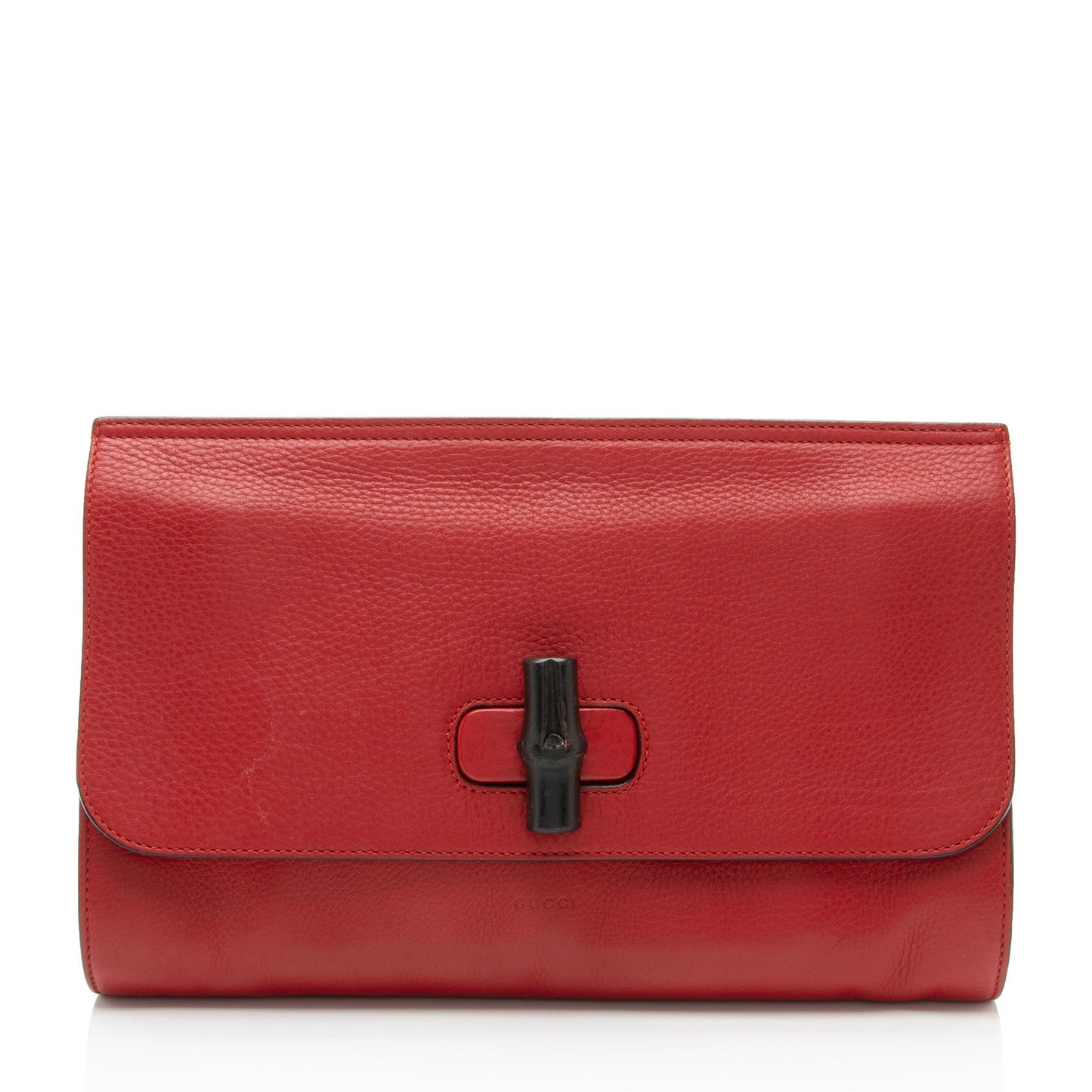 Gucci Leather Canvas Clutch
