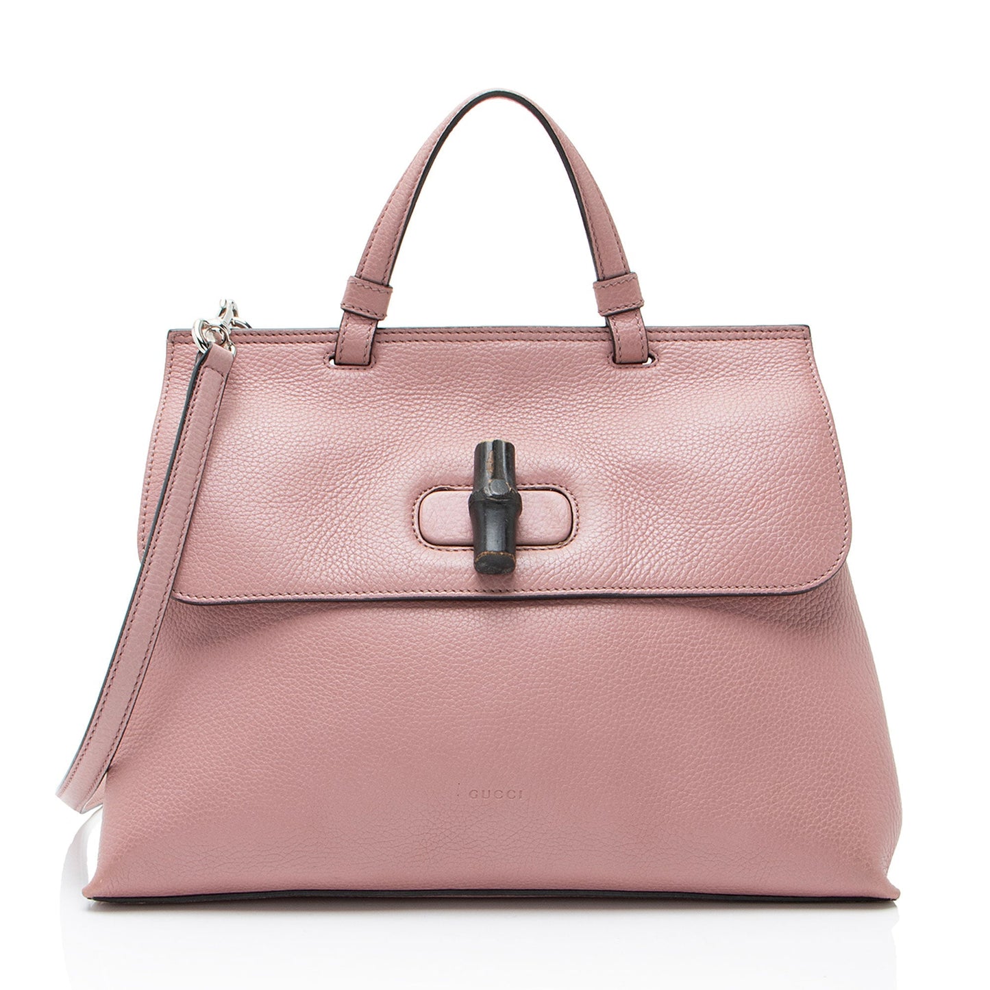 Gucci Leather Bamboo Daily Medium Top Handle