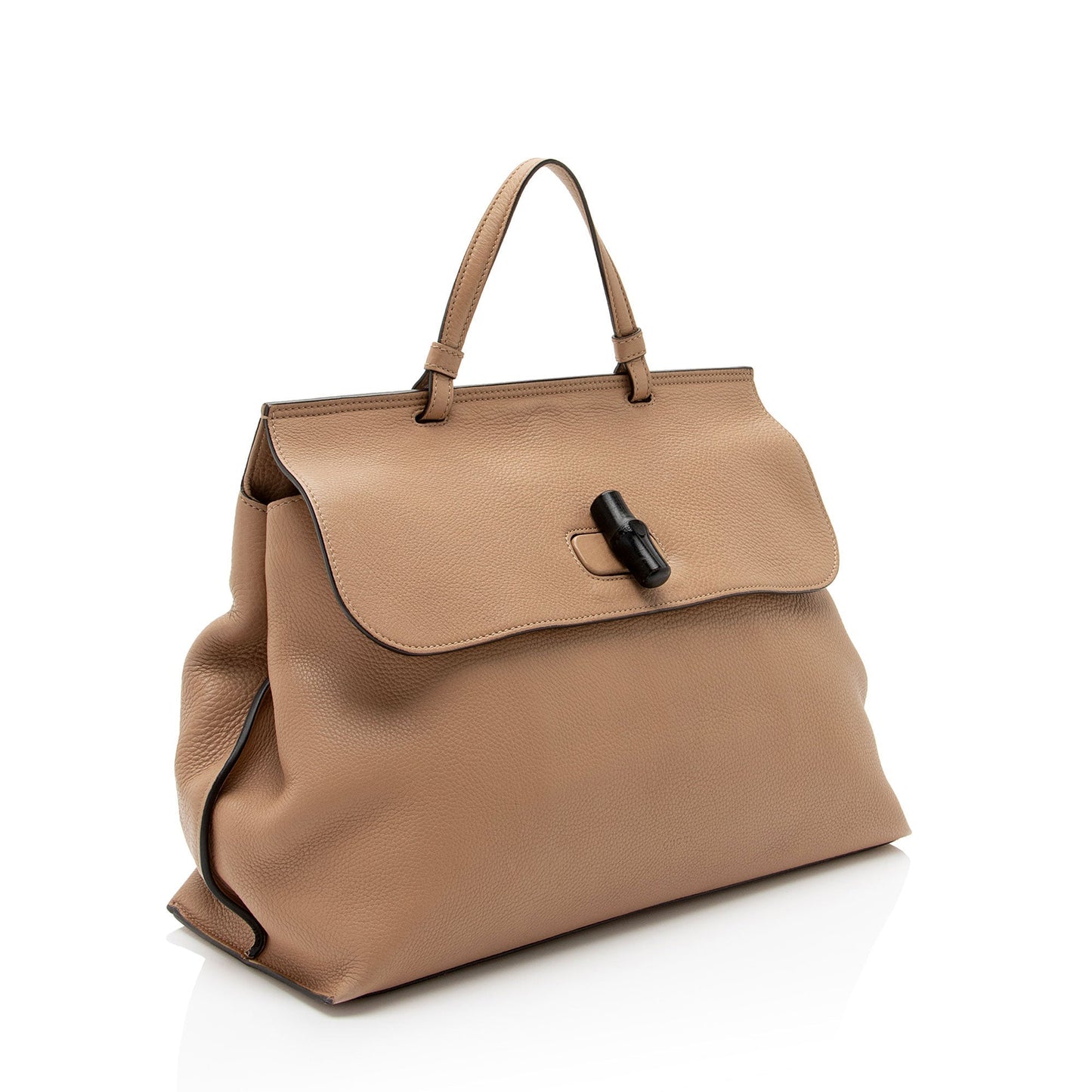 Gucci Leather Canvas Shoulder Bag