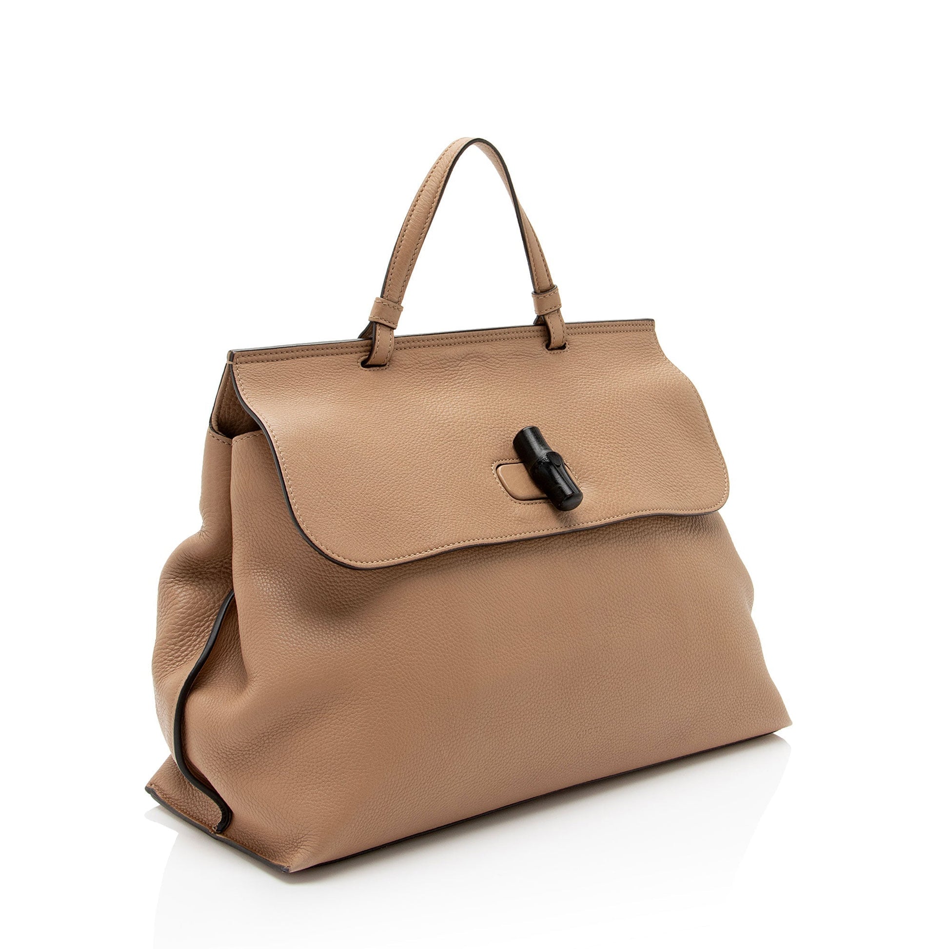 Gucci Leather Canvas Shoulder Bag