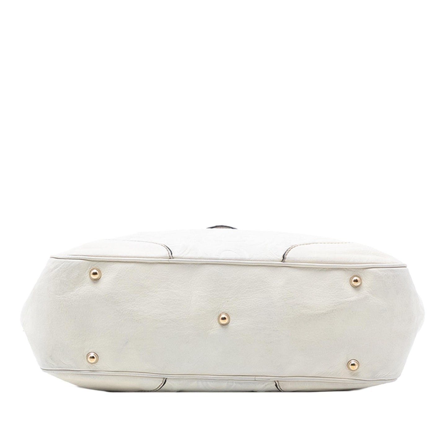 Gucci Leather Bamboo Horsebit Tote