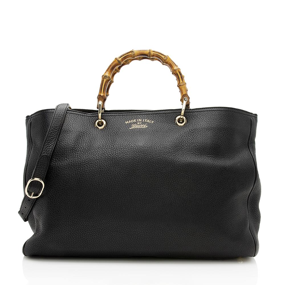 Gucci Bamboo Leather Tote Style 13