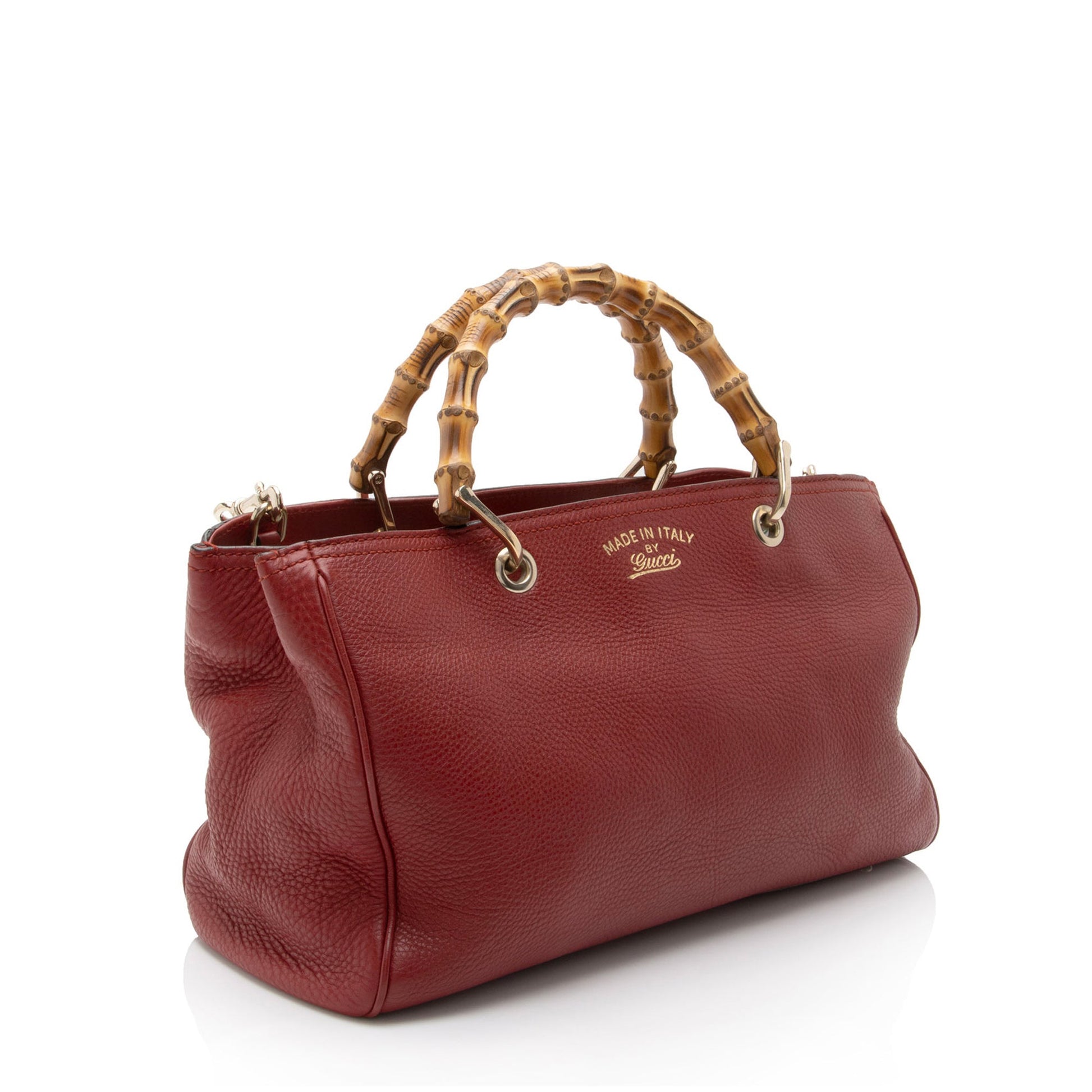 Gucci Leather Canvas Tote