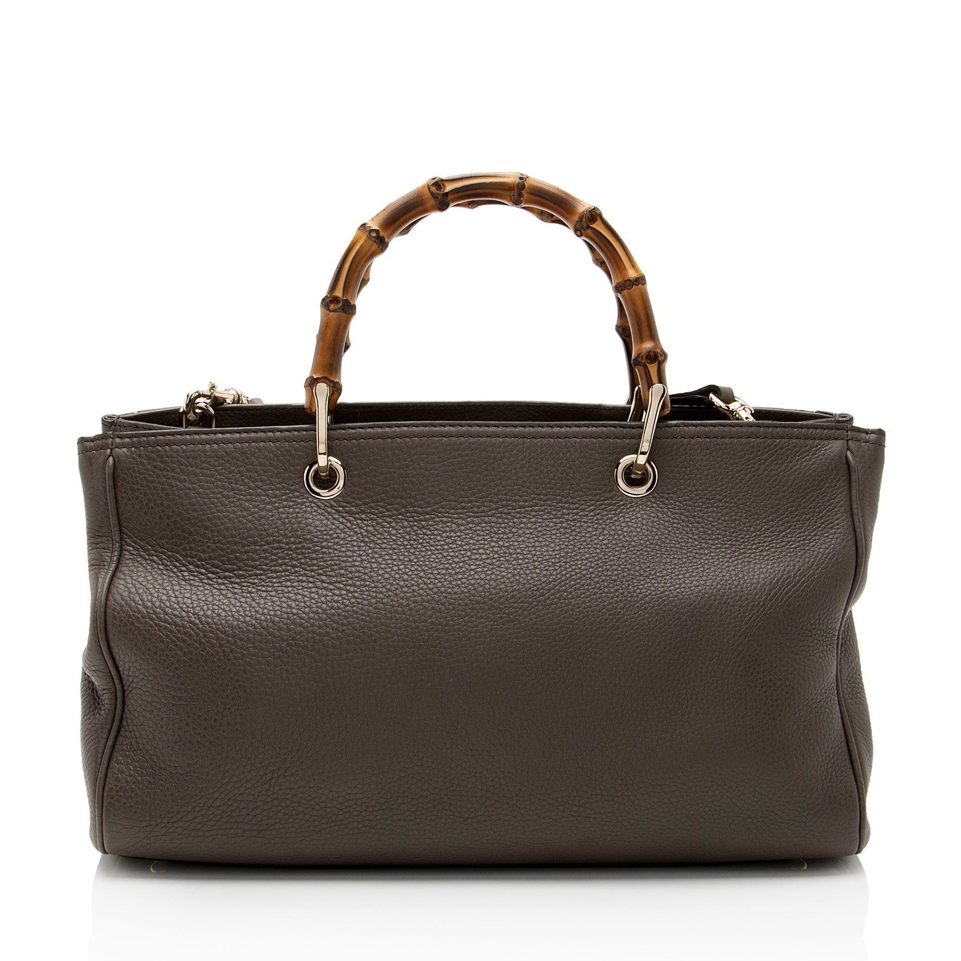 Gucci Leather Canvas Tote