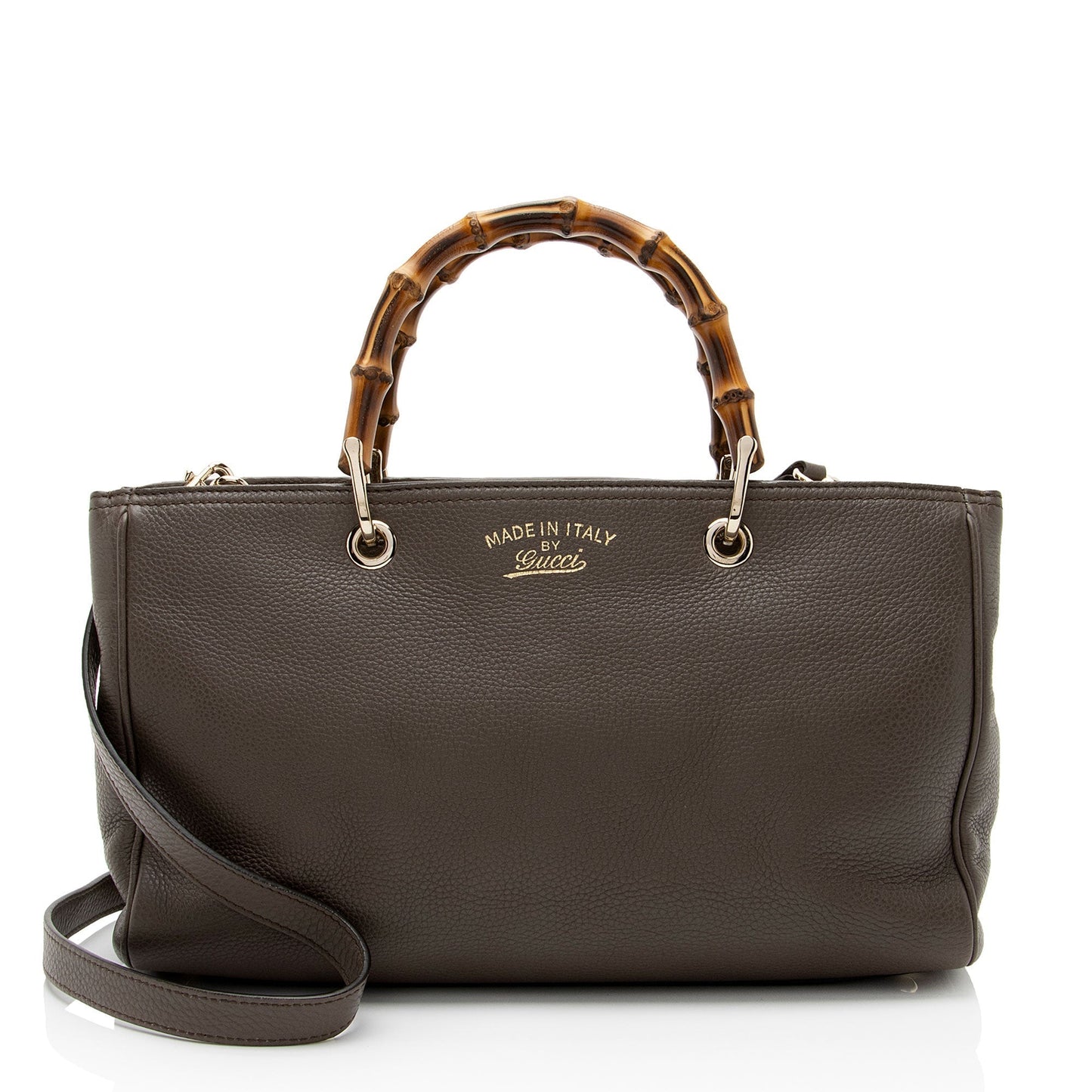 Gucci Leather Canvas Tote