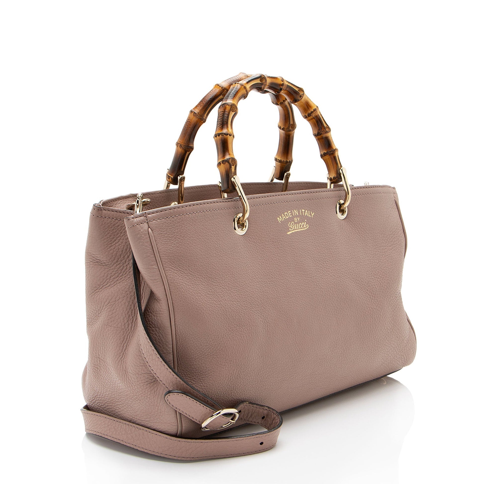 Gucci Leather Canvas Tote