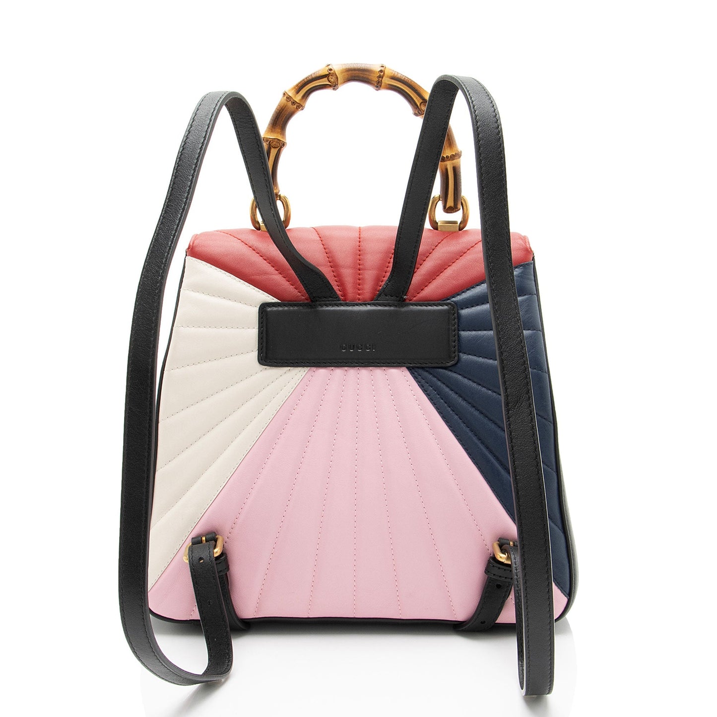 Gucci Leather Bamboo Queen Margaret Mini Top Handle Backpack