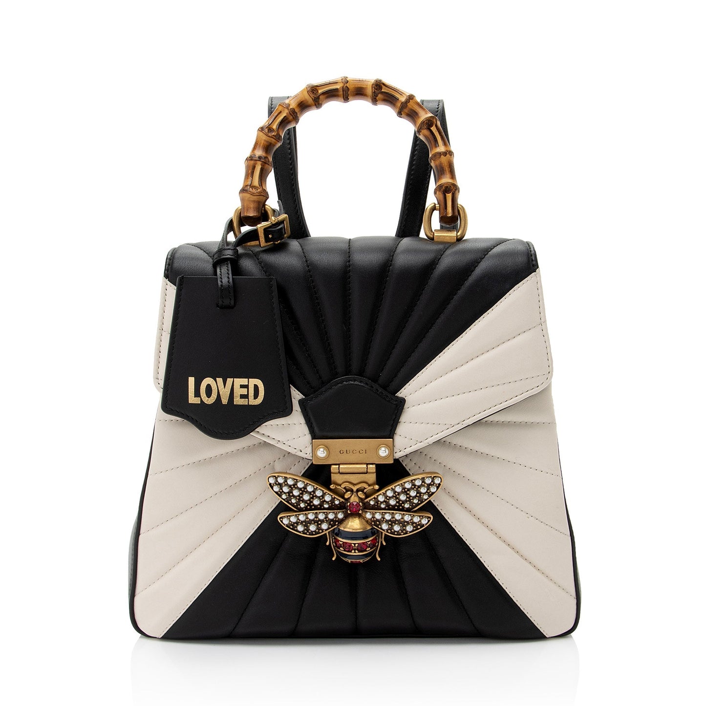 Gucci Leather Top Handle Shoulder Bag