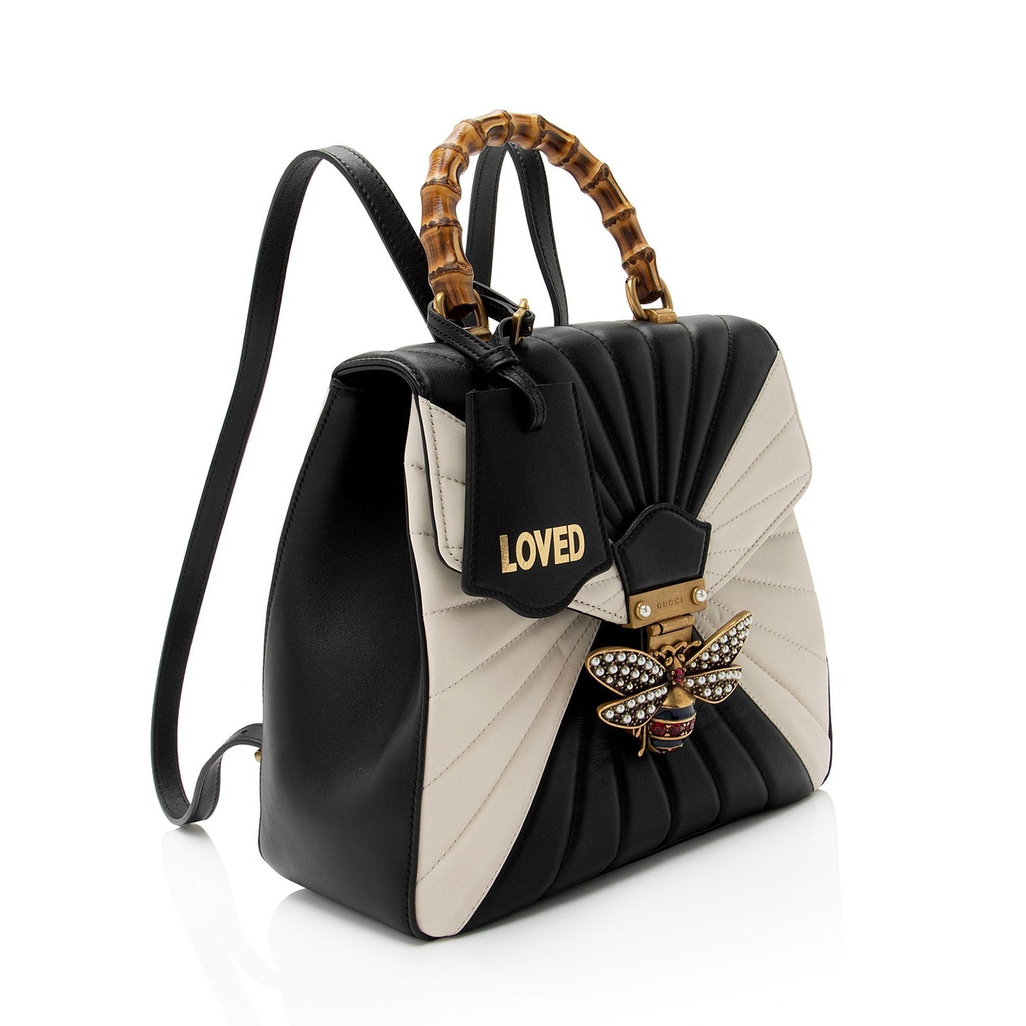 Gucci Leather Top Handle Shoulder Bag