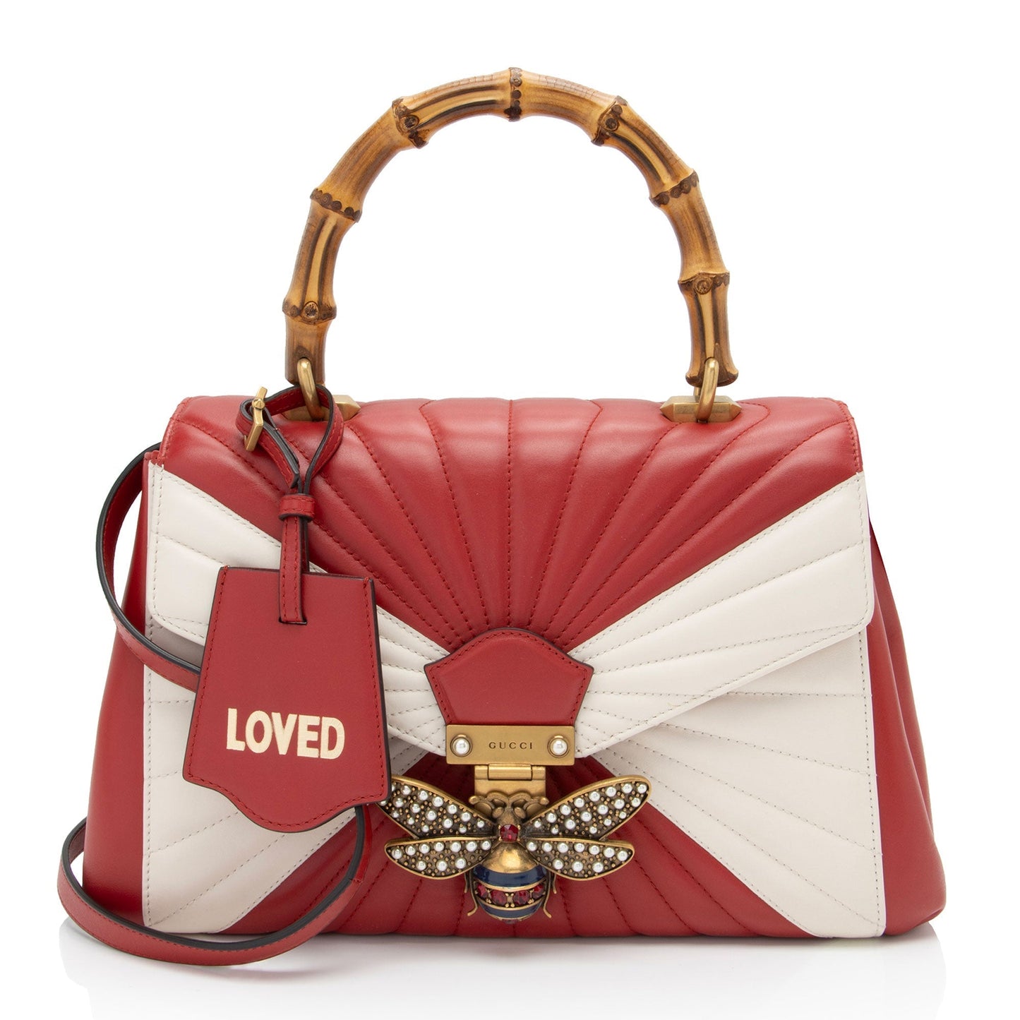 Gucci Leather Top Handle Shoulder Bag