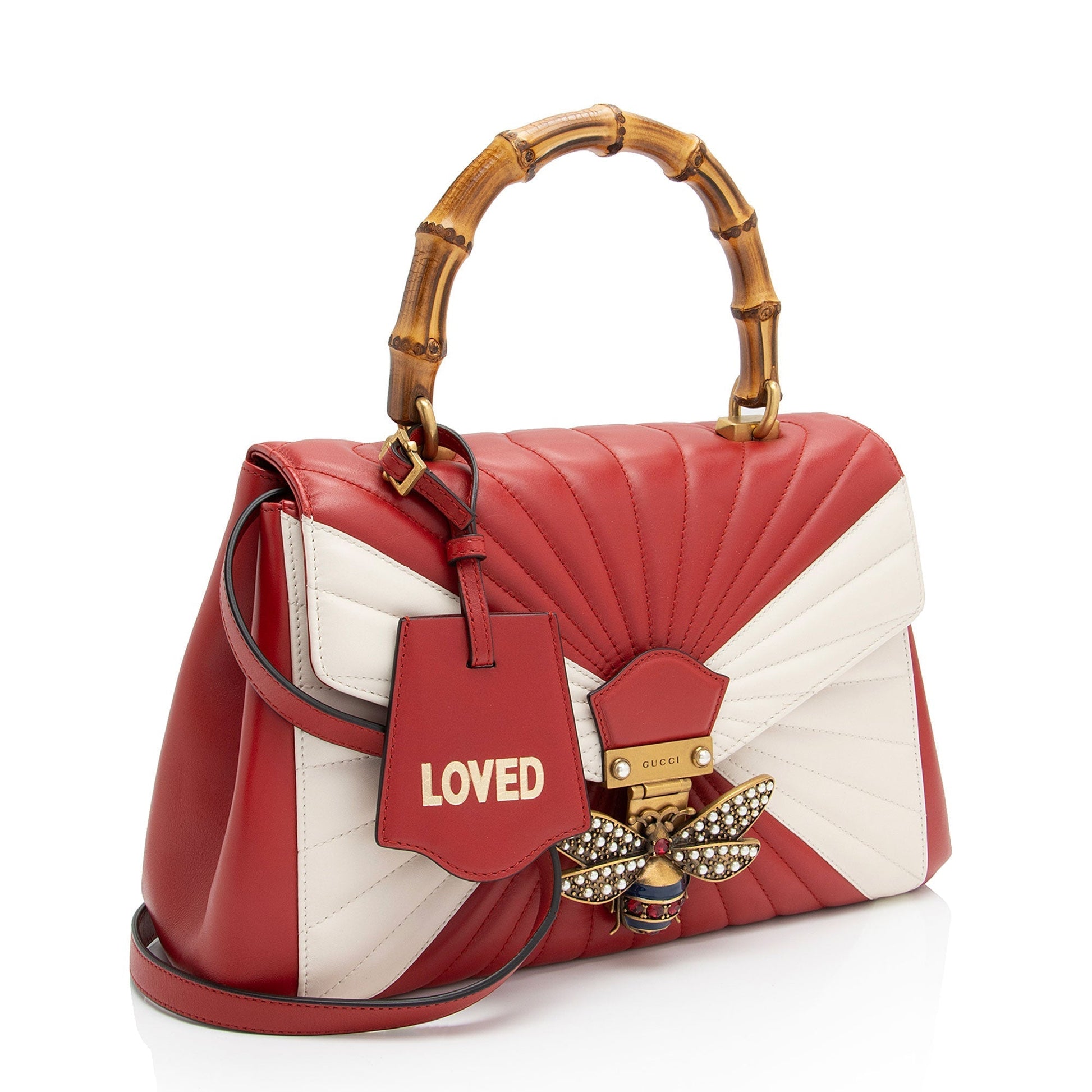 Gucci Leather Top Handle Shoulder Bag