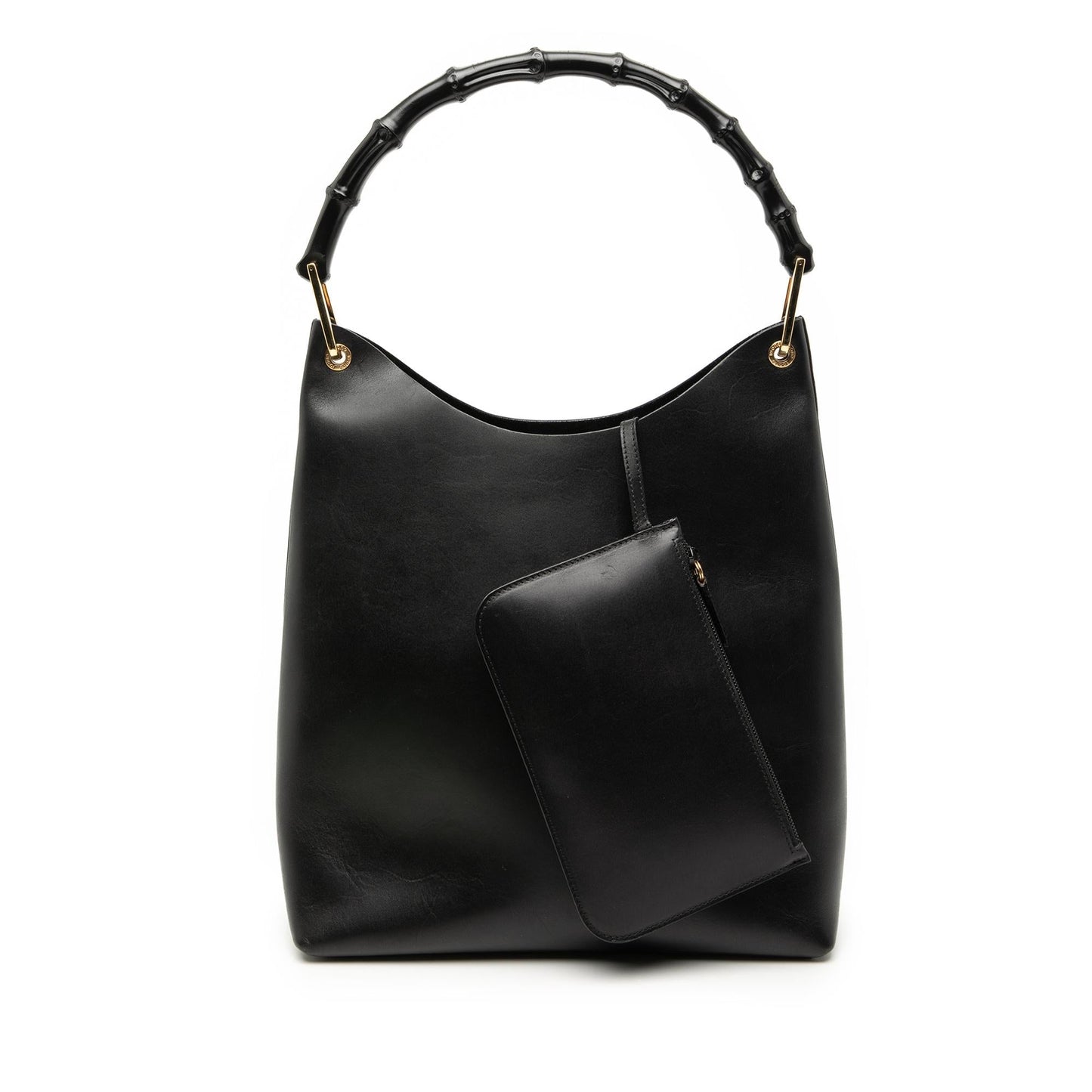 Gucci Leather Bamboo Shoulder Bag