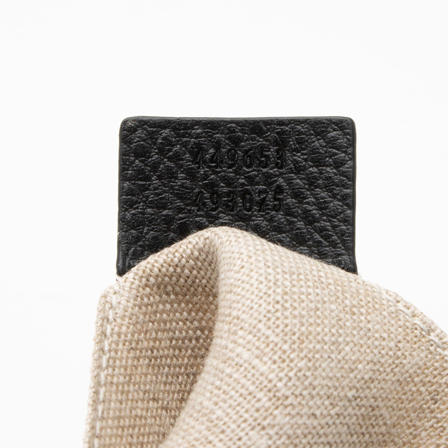 Gucci Pochette Leather Canvas Clutch