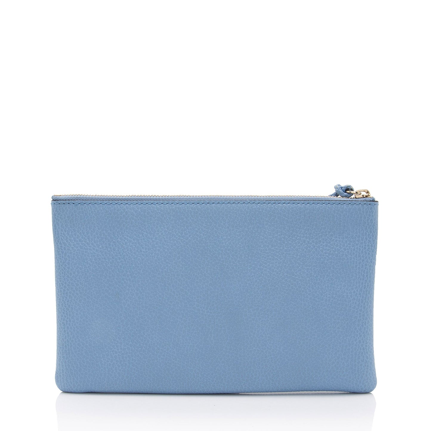 Gucci Pochette Leather Canvas Clutch