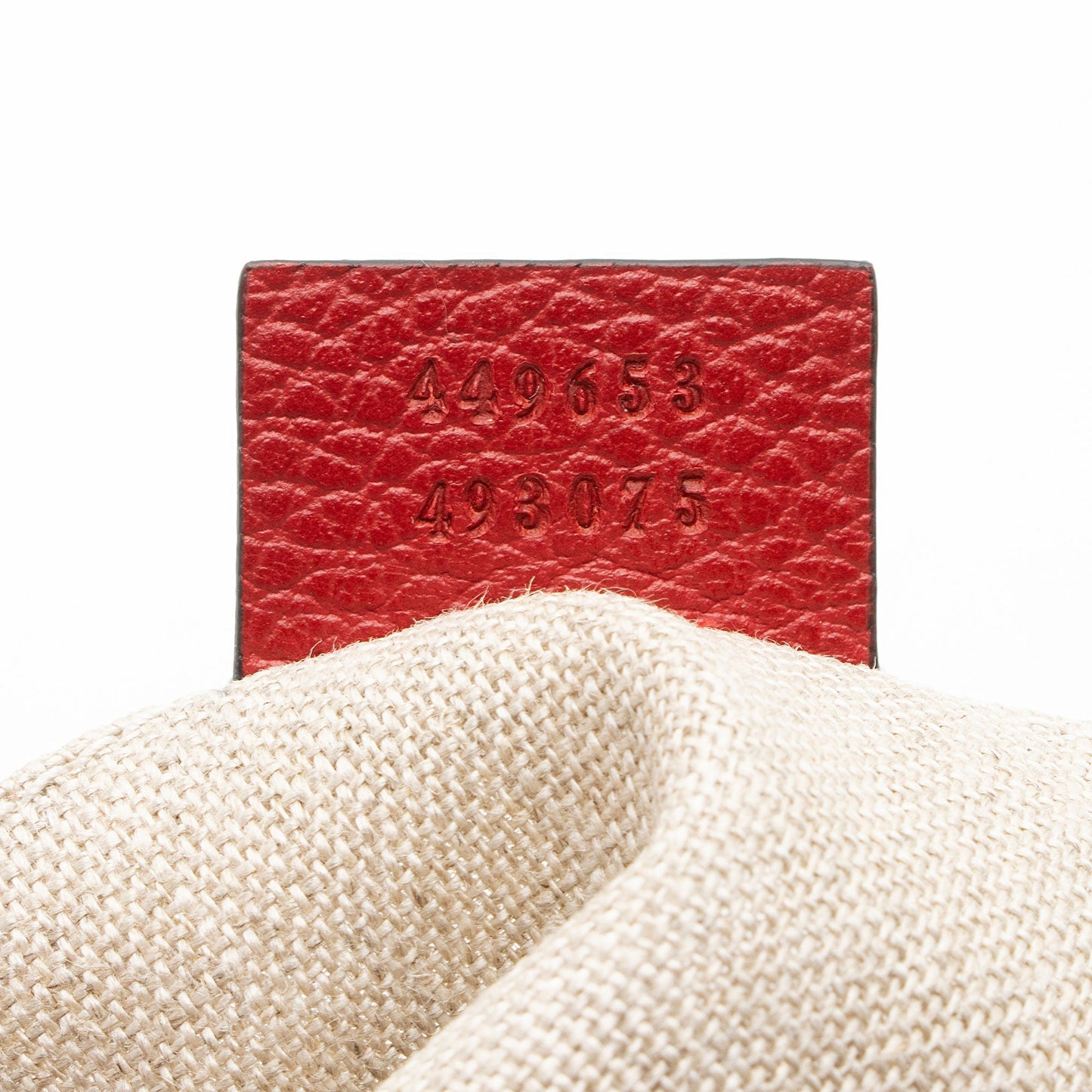 Gucci Leather Canvas Clutch
