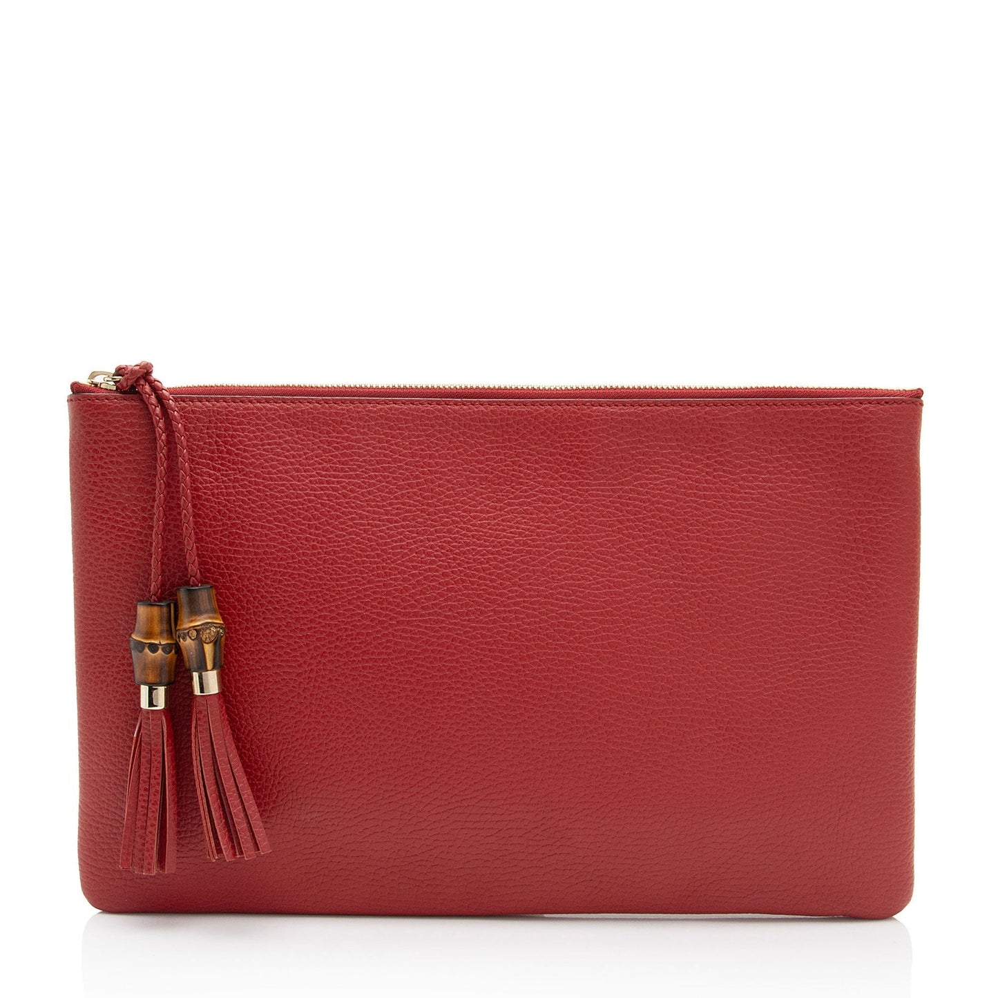 Gucci Leather Canvas Clutch