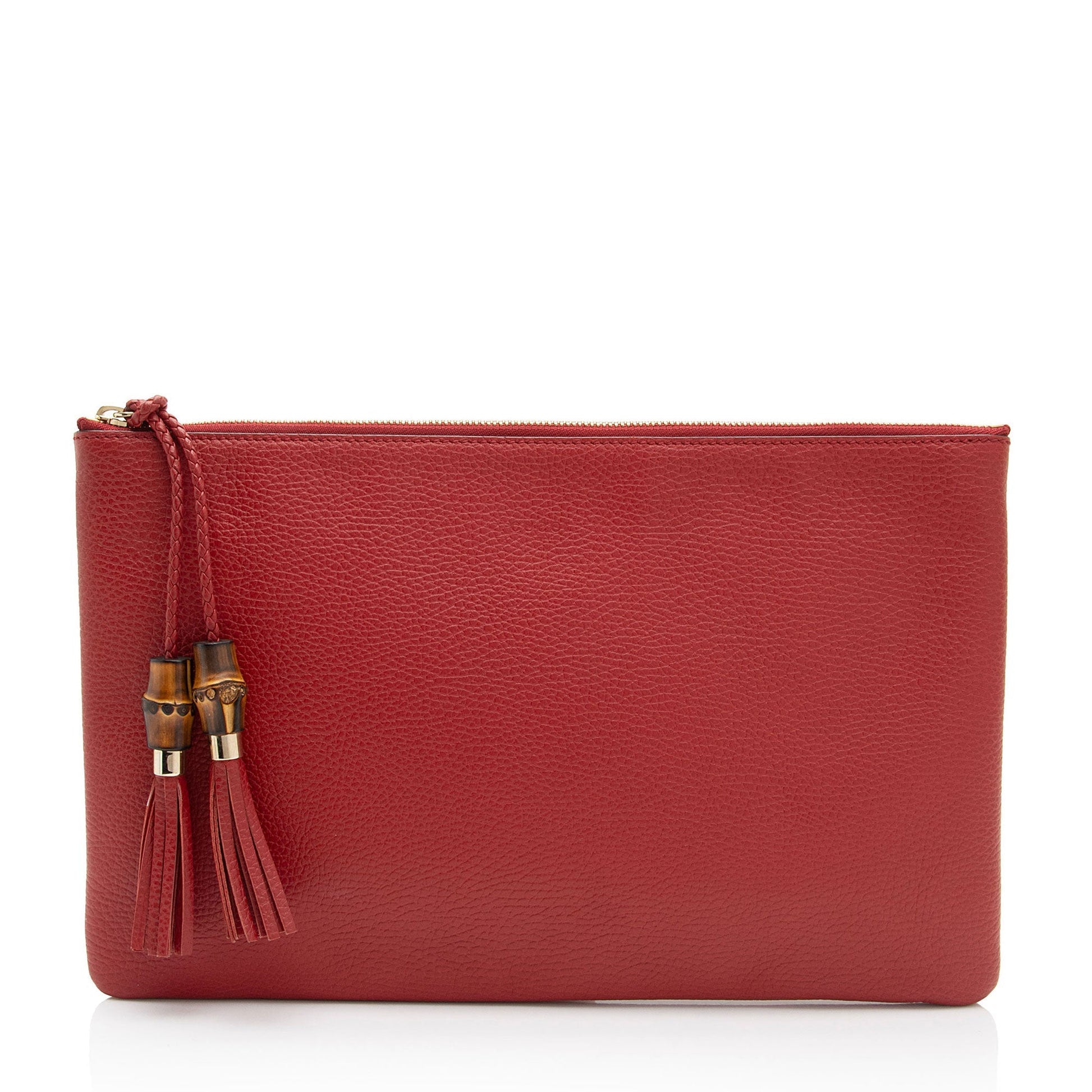 Gucci Leather Canvas Clutch