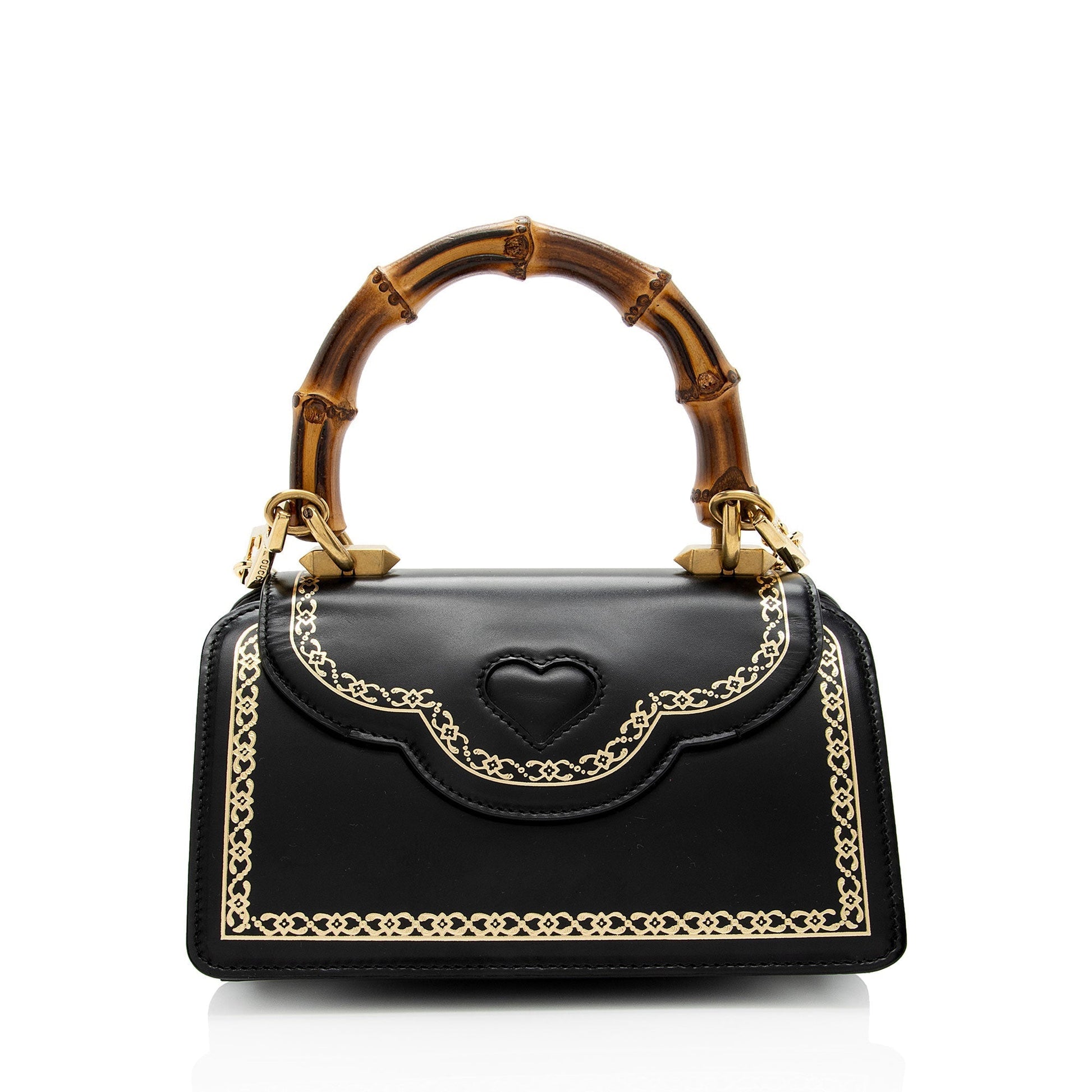 Gucci Leather Top Handle Crossbody
