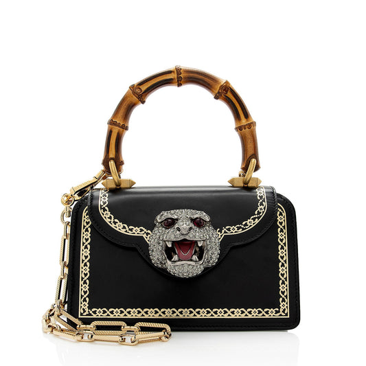 Gucci Leather Top Handle Crossbody