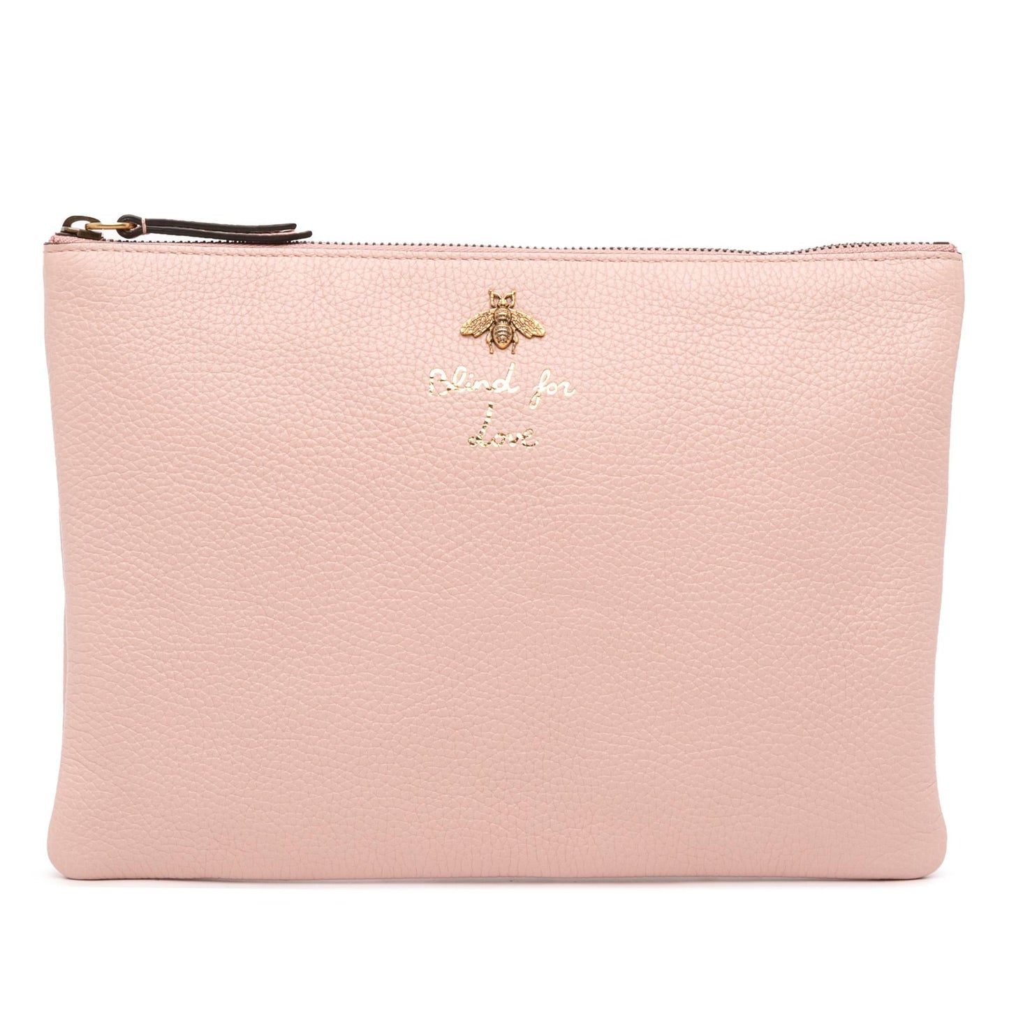 Gucci Leather Blind For Love Clutch