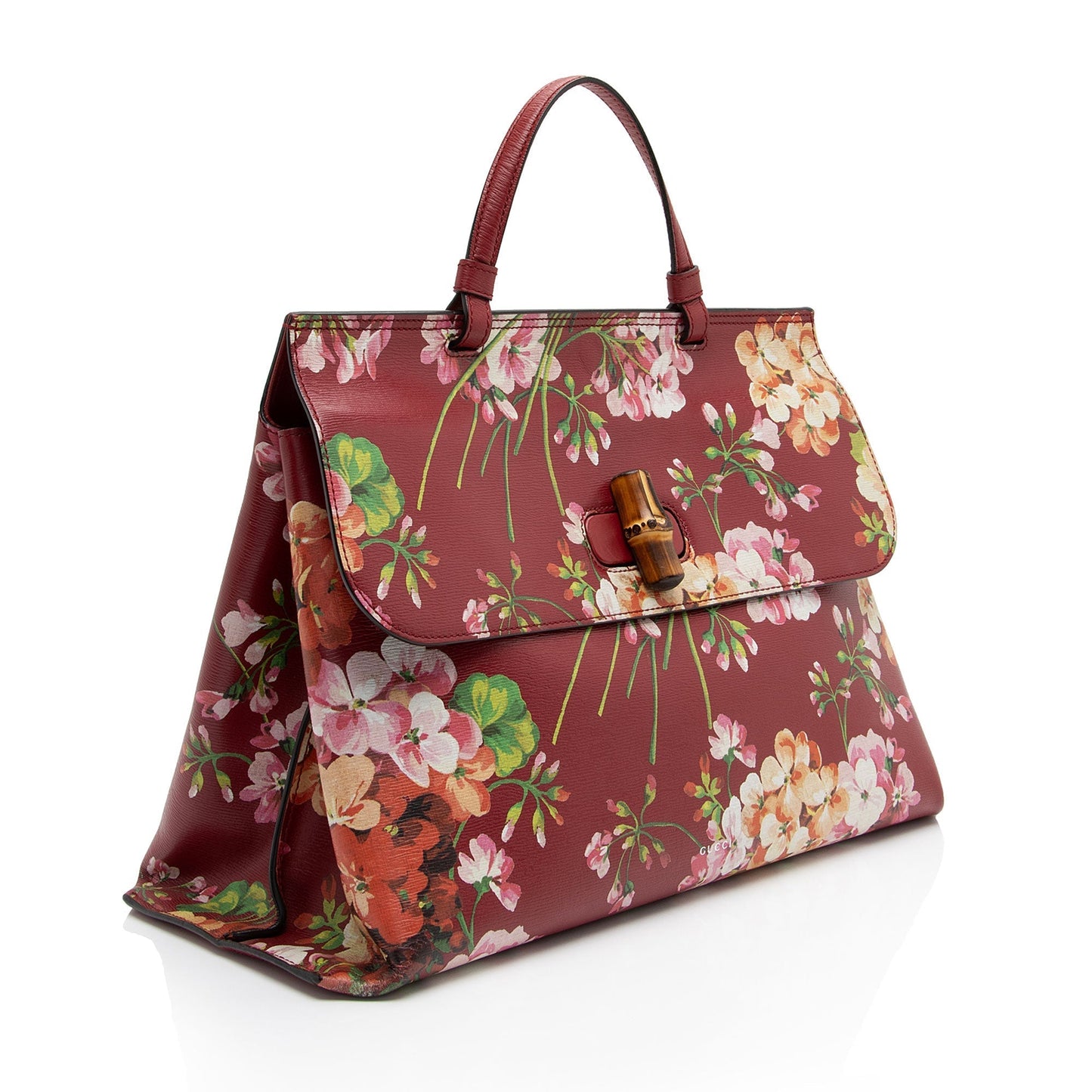 Gucci Leather Canvas Shoulder Bag