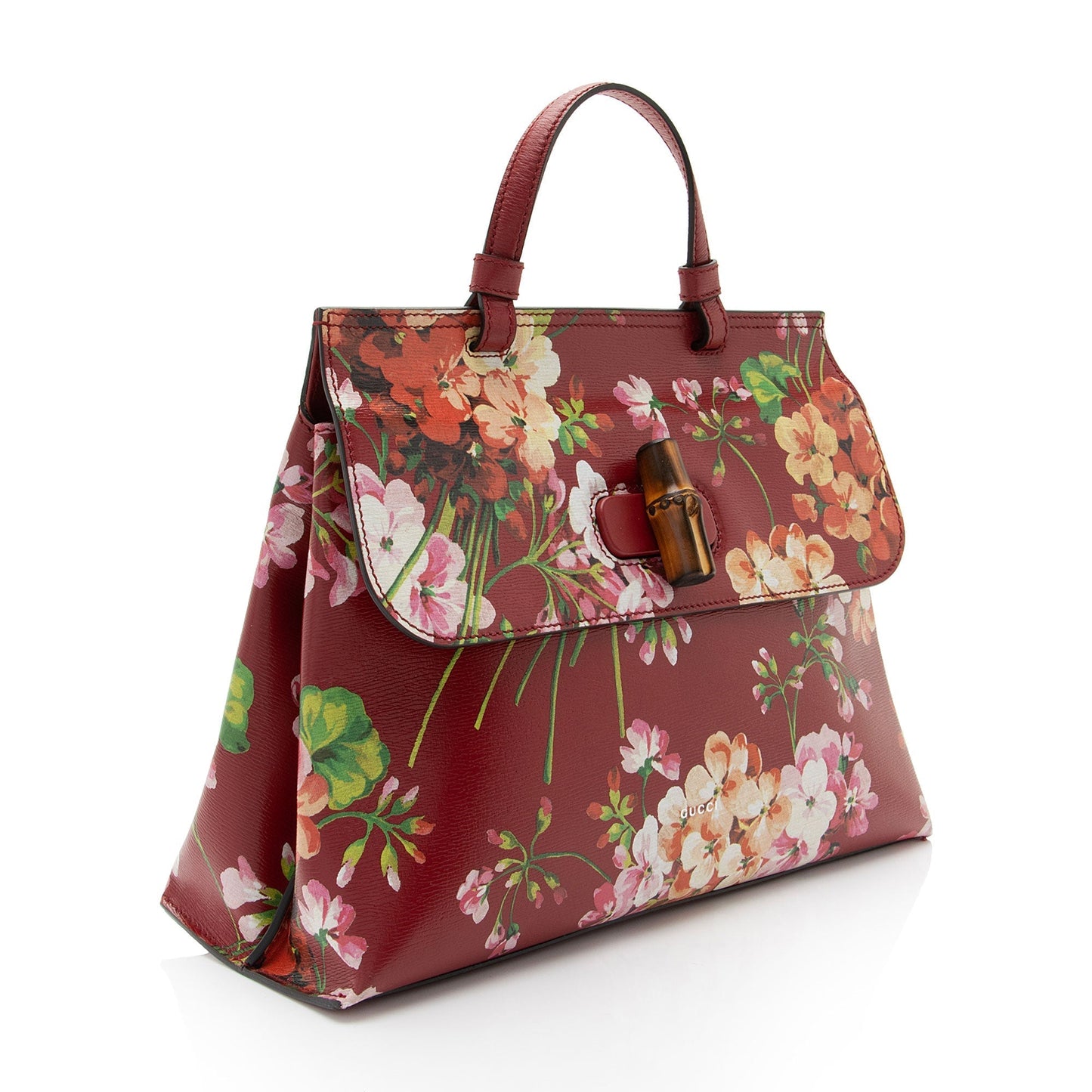 Gucci Leather Canvas Shoulder Bag