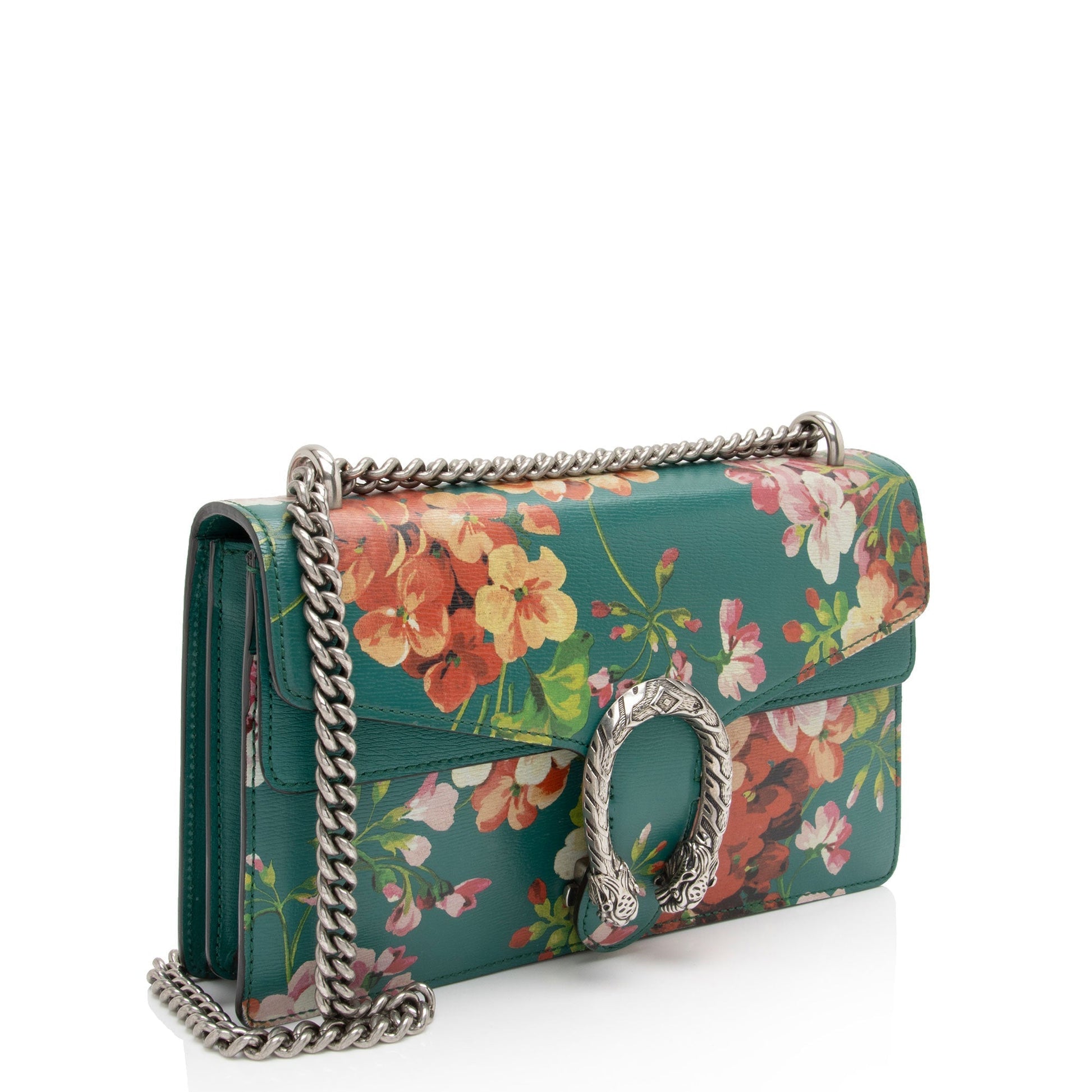 Gucci Leather Canvas Shoulder Bag