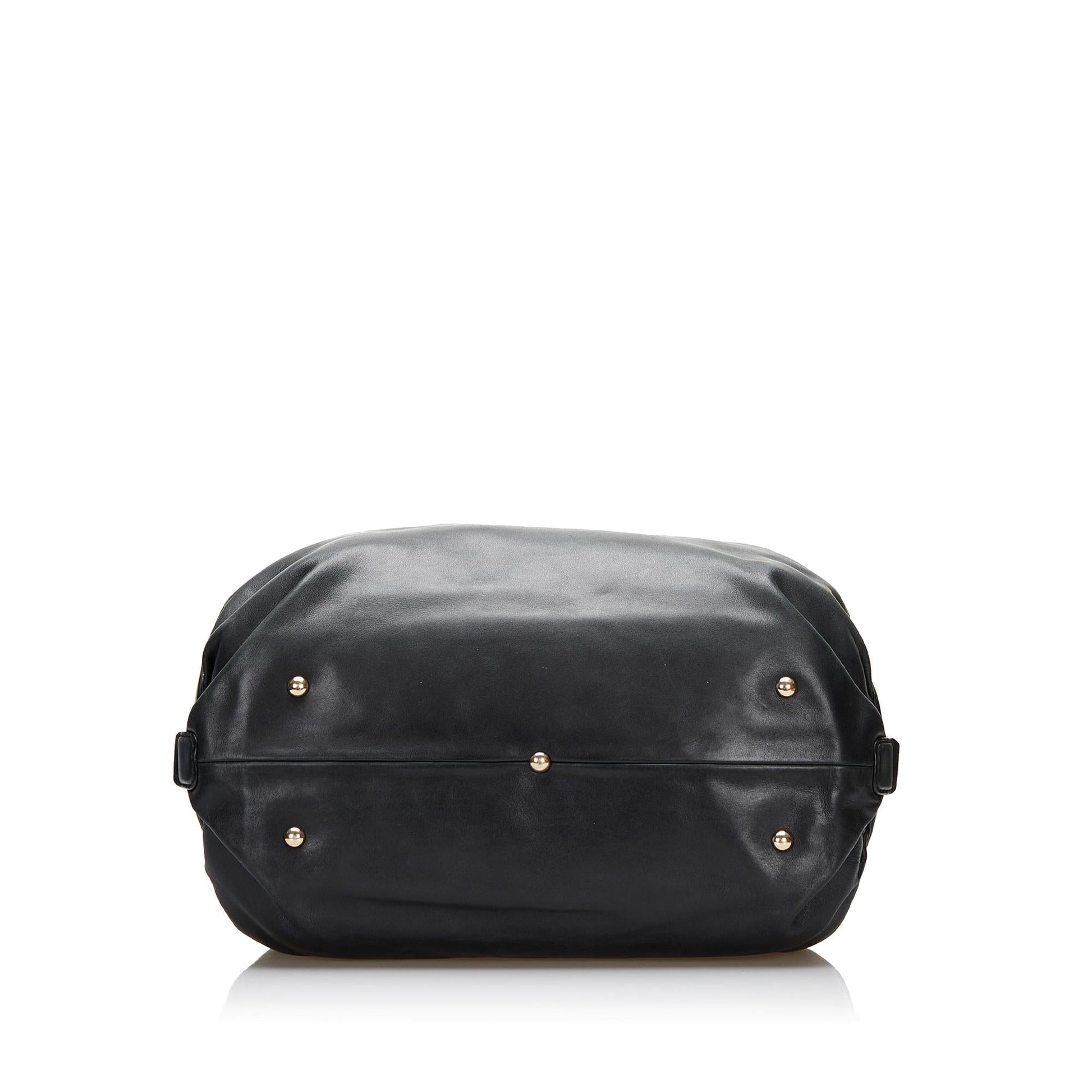 Gucci Leather Bridle Satchel (SHG-XrssV0)